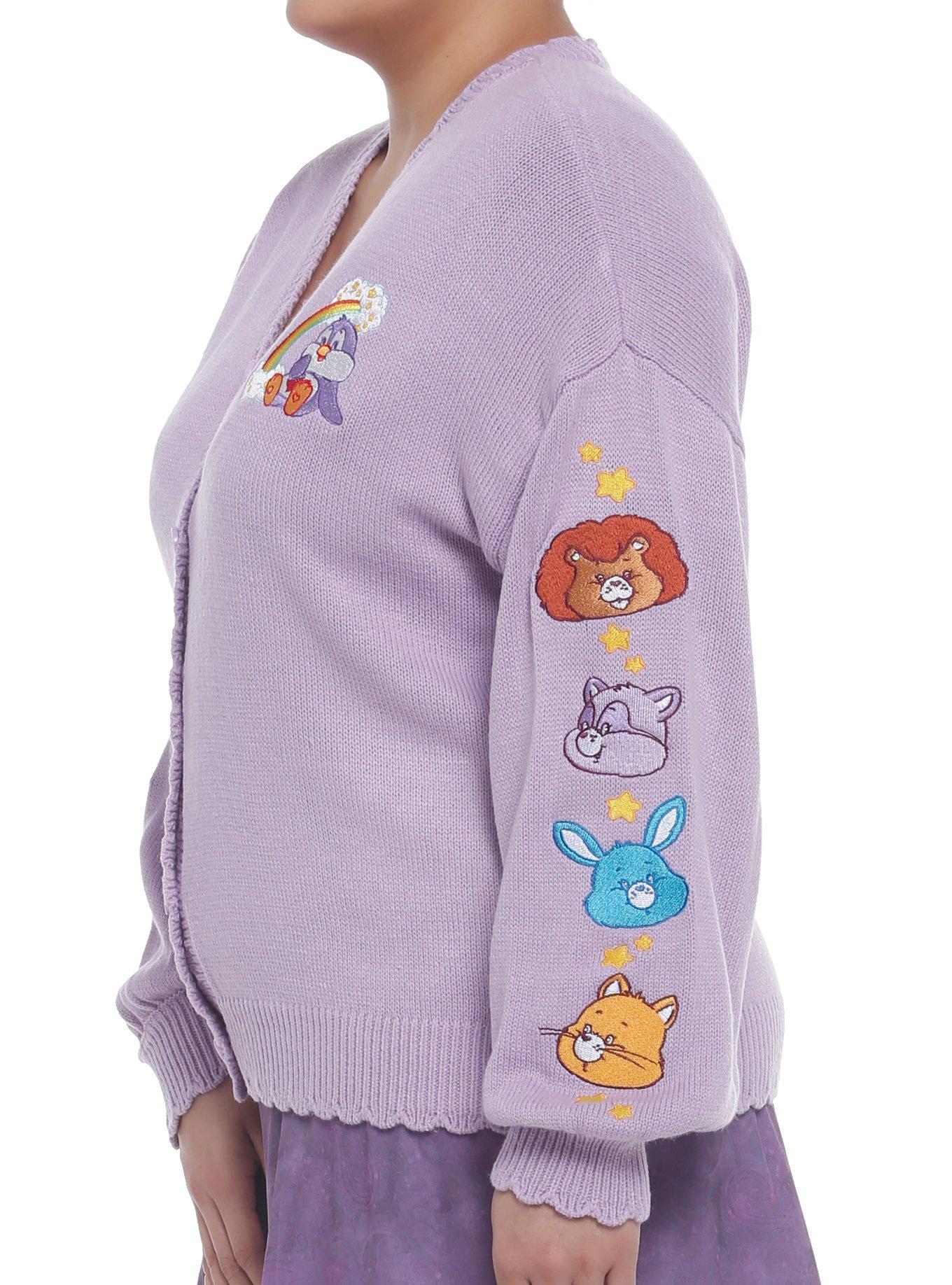 Care Bear Cousins Lavender Skimmer Cardigan Plus Size, PURPLE, alternate