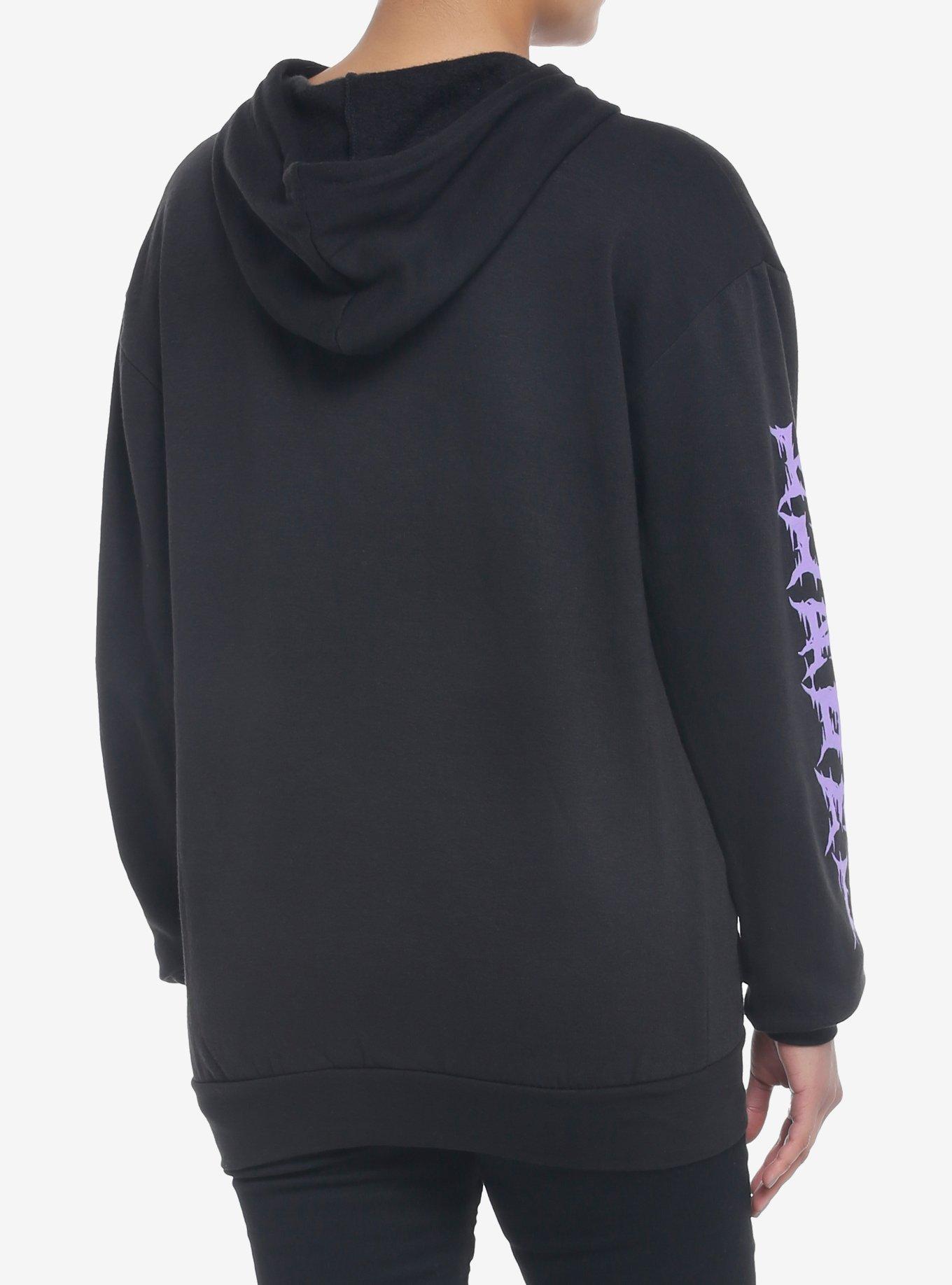 Kuromi Lavender Metal Girls Hoodie, MULTI, alternate