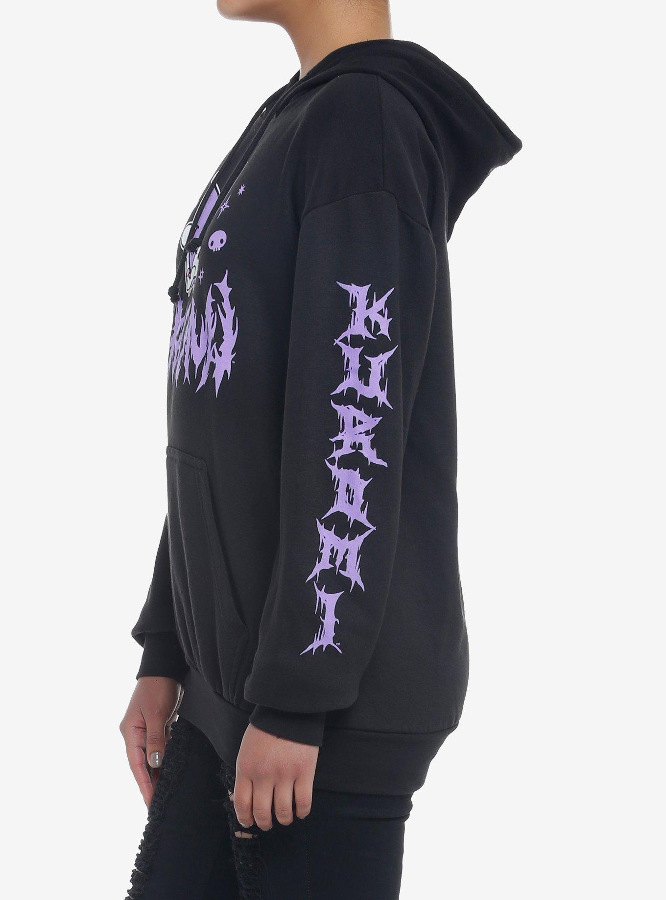 Kuromi Lavender Metal Girls Hoodie, MULTI, alternate