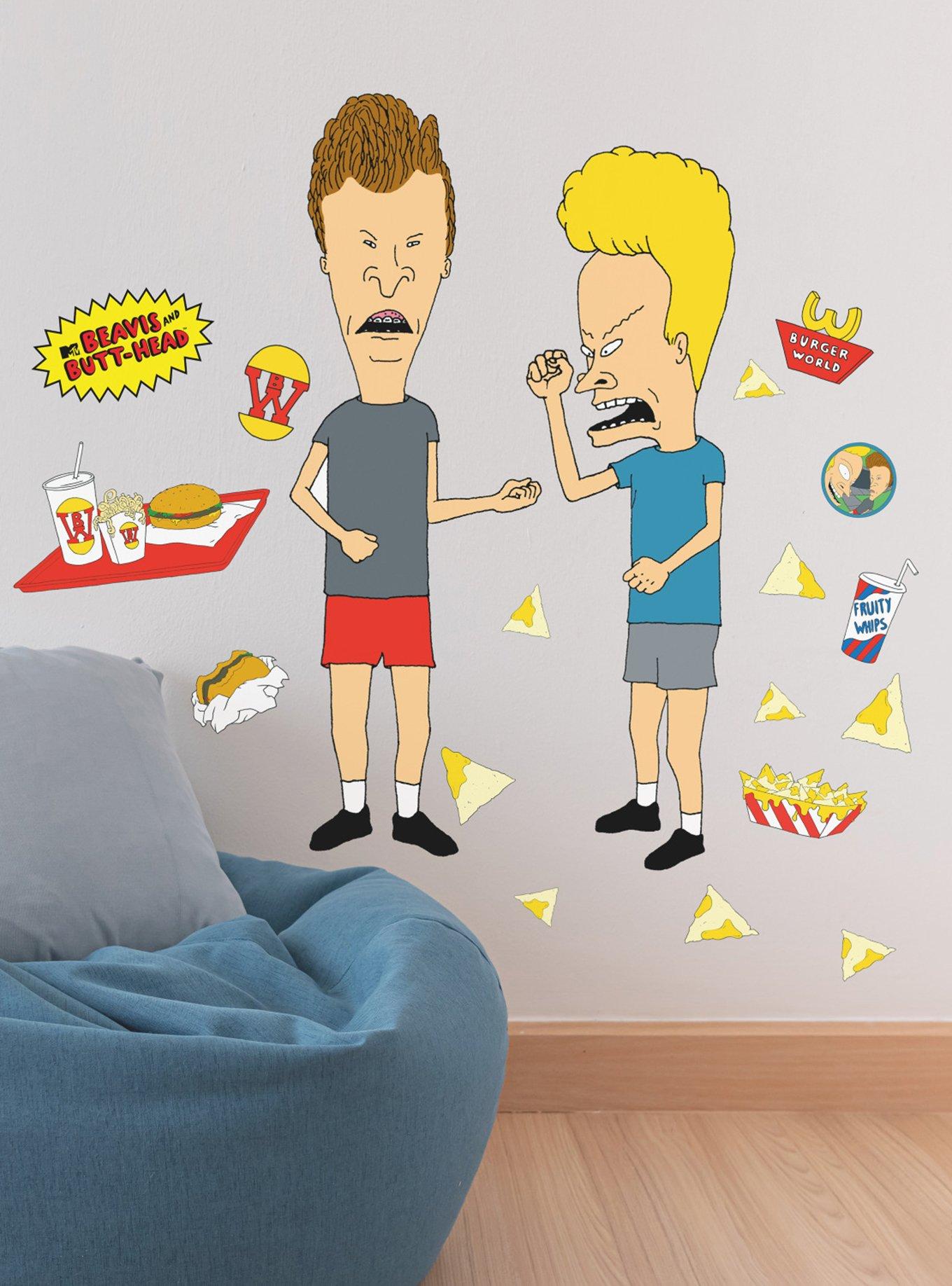 Beavis And Butt-Head Peel And Stick Giant Wall Decals, , hi-res