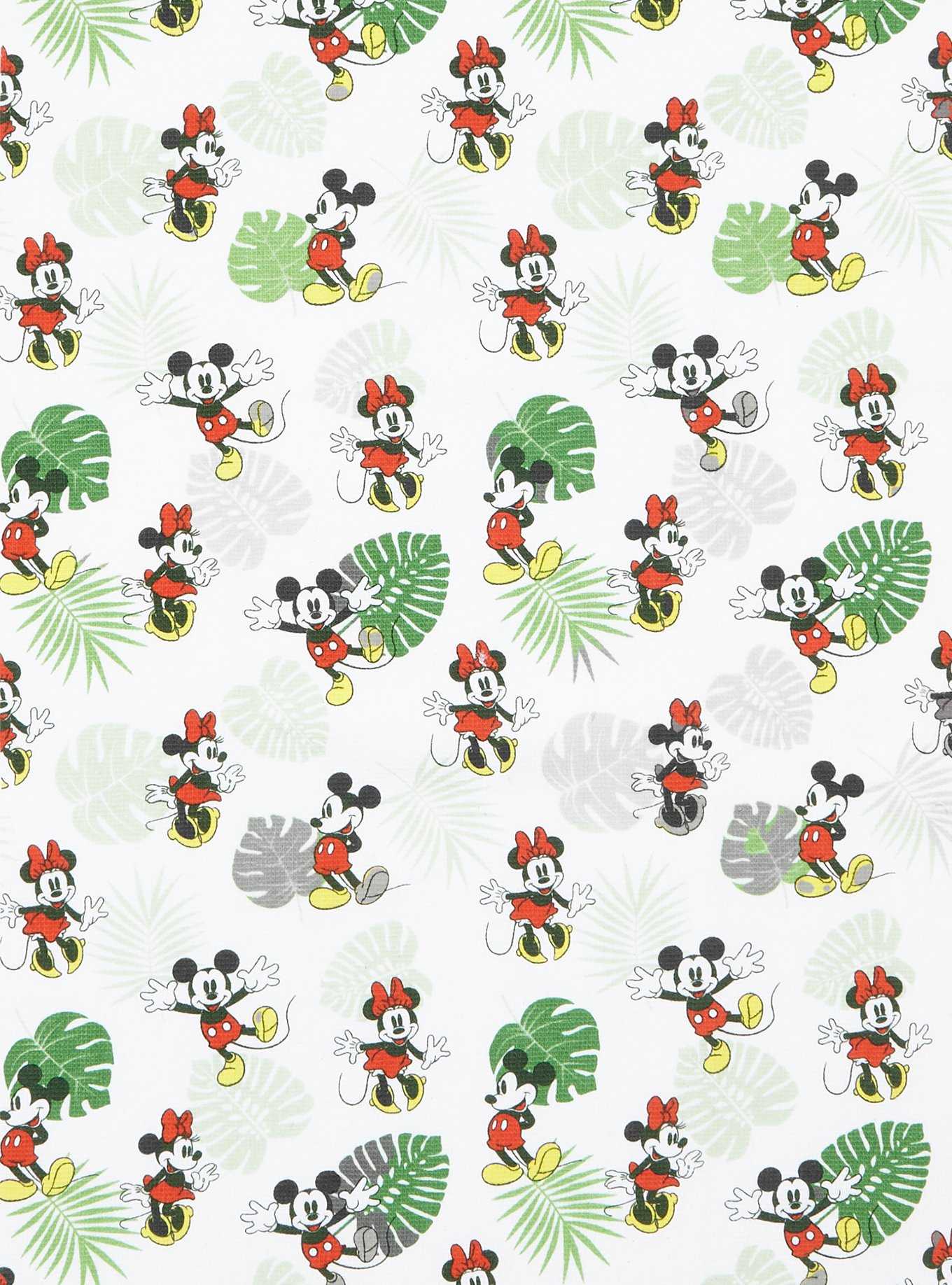Disney Mickey Mouse & Minnie Mouse Tropical Kitchen Towel Set, , hi-res