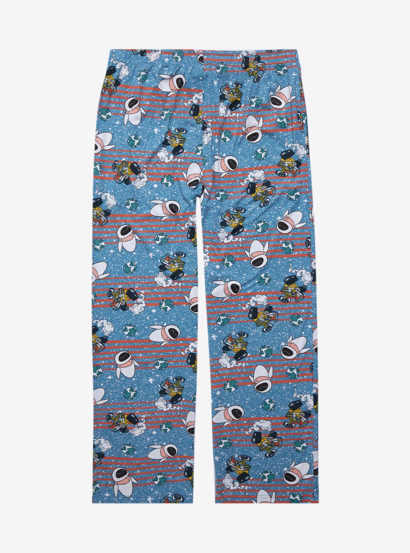 Disney Pixar WALL-E EVE & WALL-E Allover Print Sleep Pants - BoxLunch Exclusive, MULTI, alternate