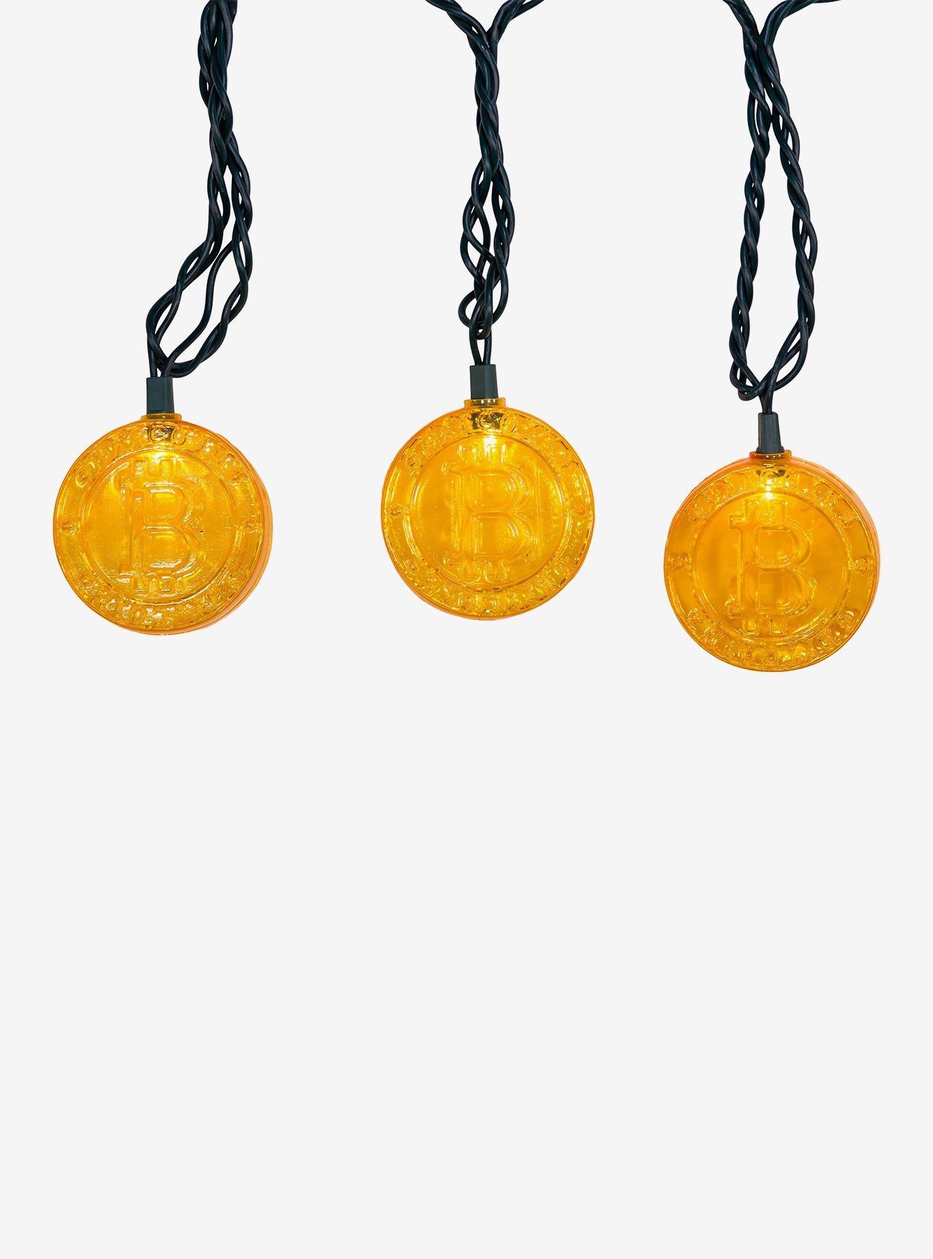 Kurt Adler Bitcoin String Lights, , alternate