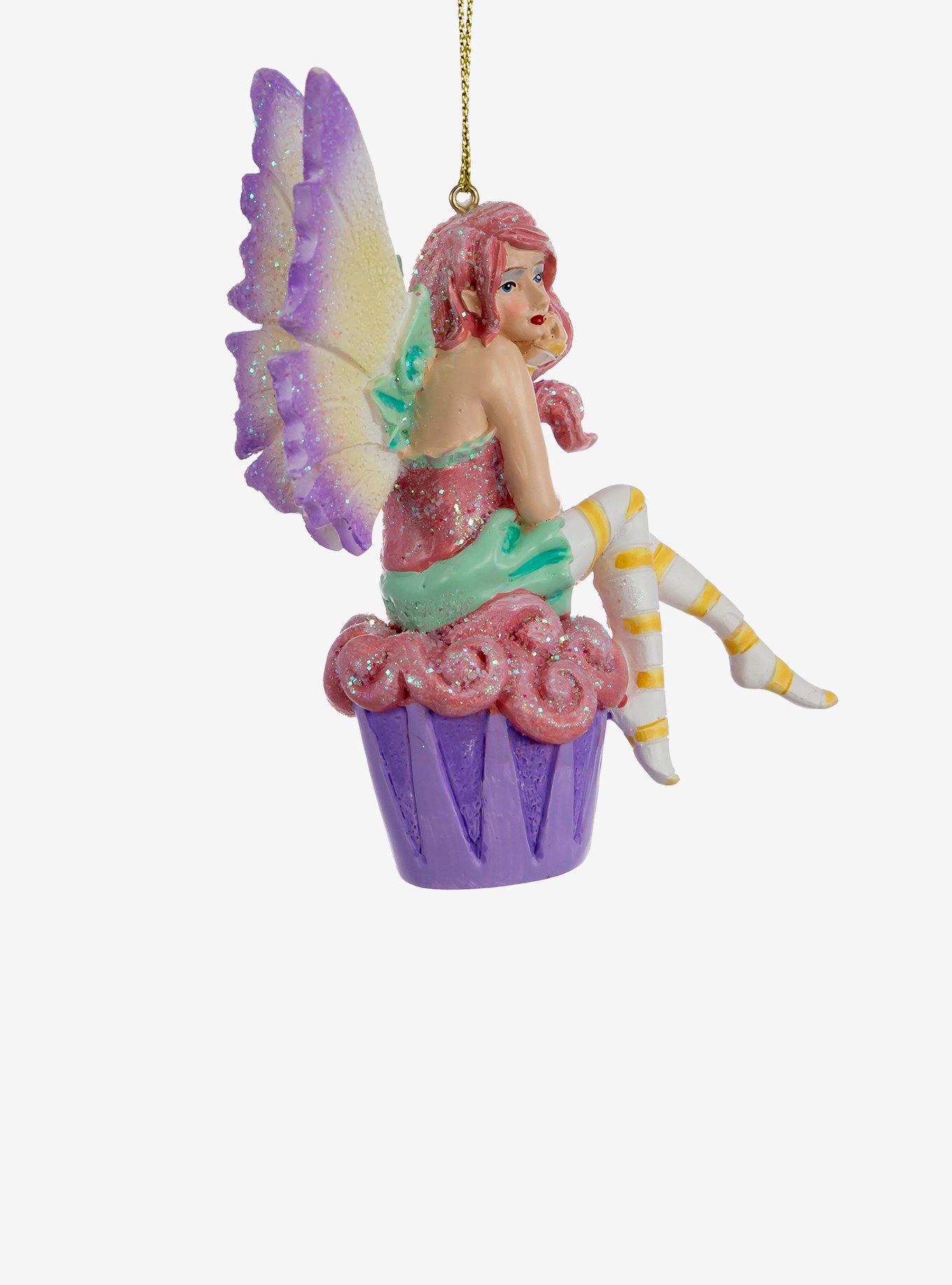 Kurt Adler Amy Brown Cupcake Fairy Ornament, , alternate
