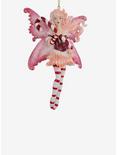 Kurt Adler Amy Brown Red Fairy with Candy Cane Ornament, , alternate