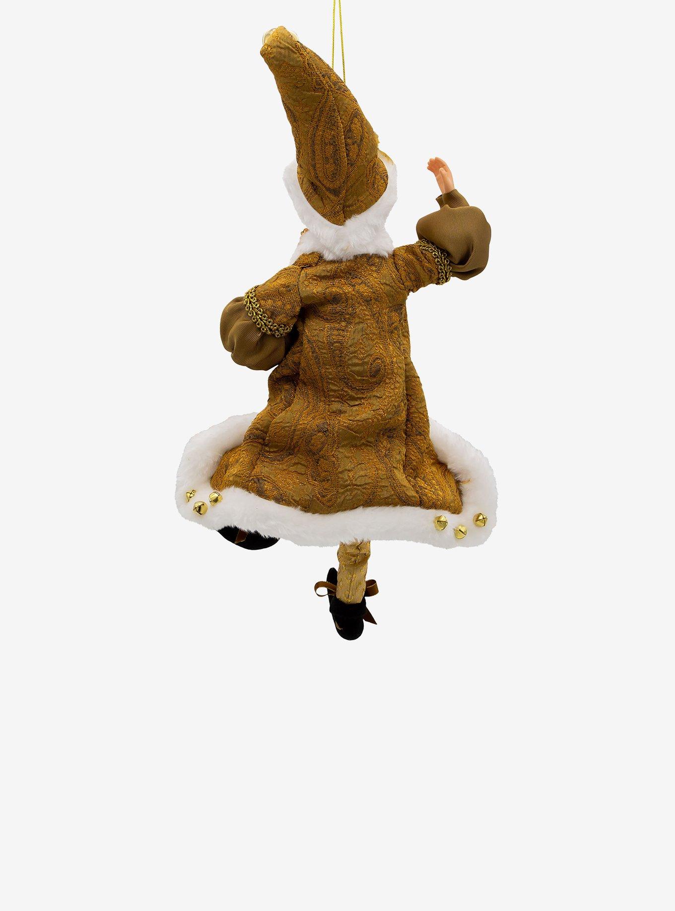 Kringle Klaus Fortune Gold Elf Ornament, , alternate