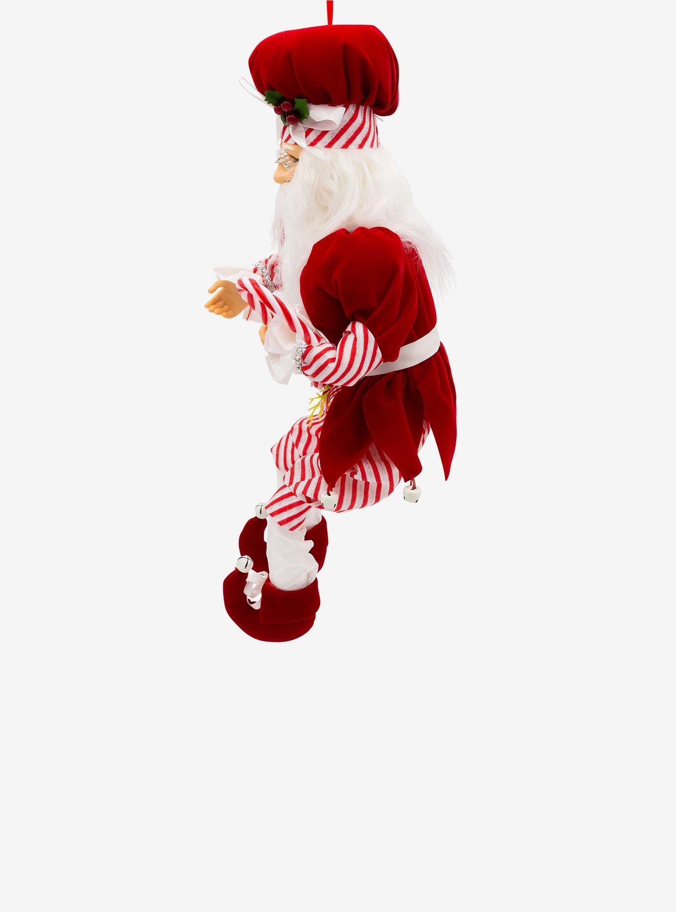 Kurt Adler Kringle Klaus Peppermint Chef Santa Figure, , alternate