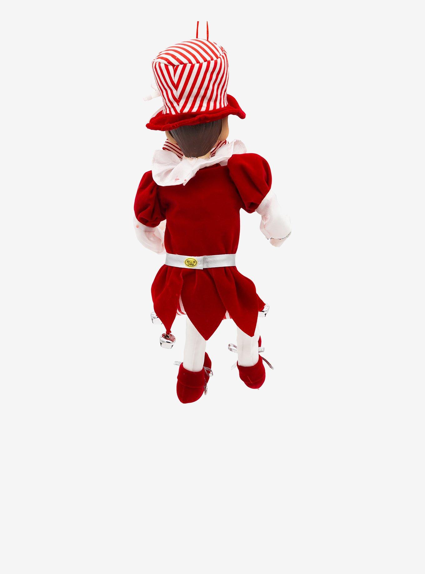 Kurt Adler Kringle Klaus Peppermint Elf Ornament, , alternate