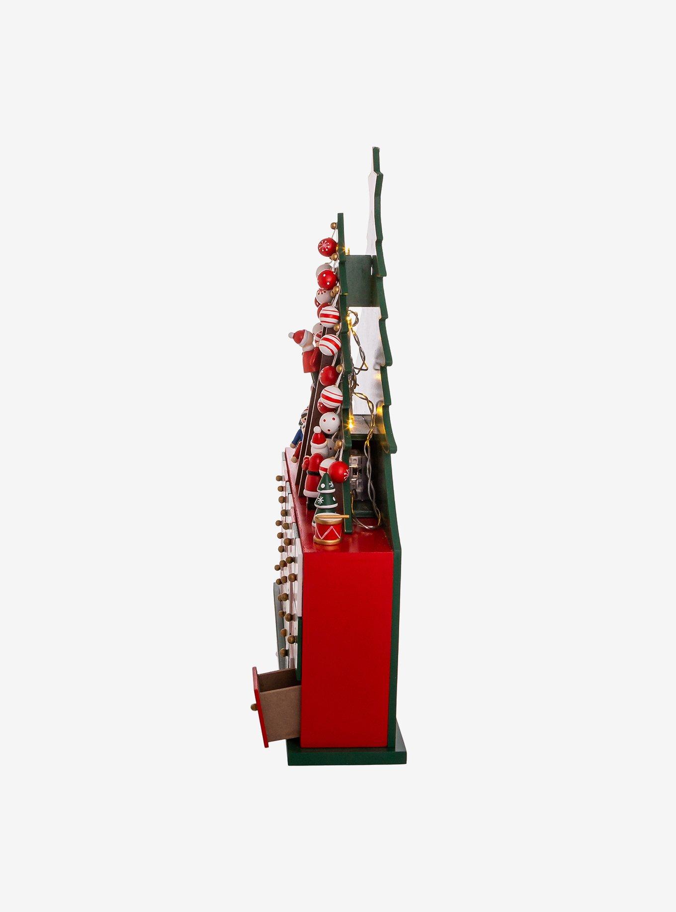 Kurt Adler LED Christmas Tree Advent Calendar, , alternate