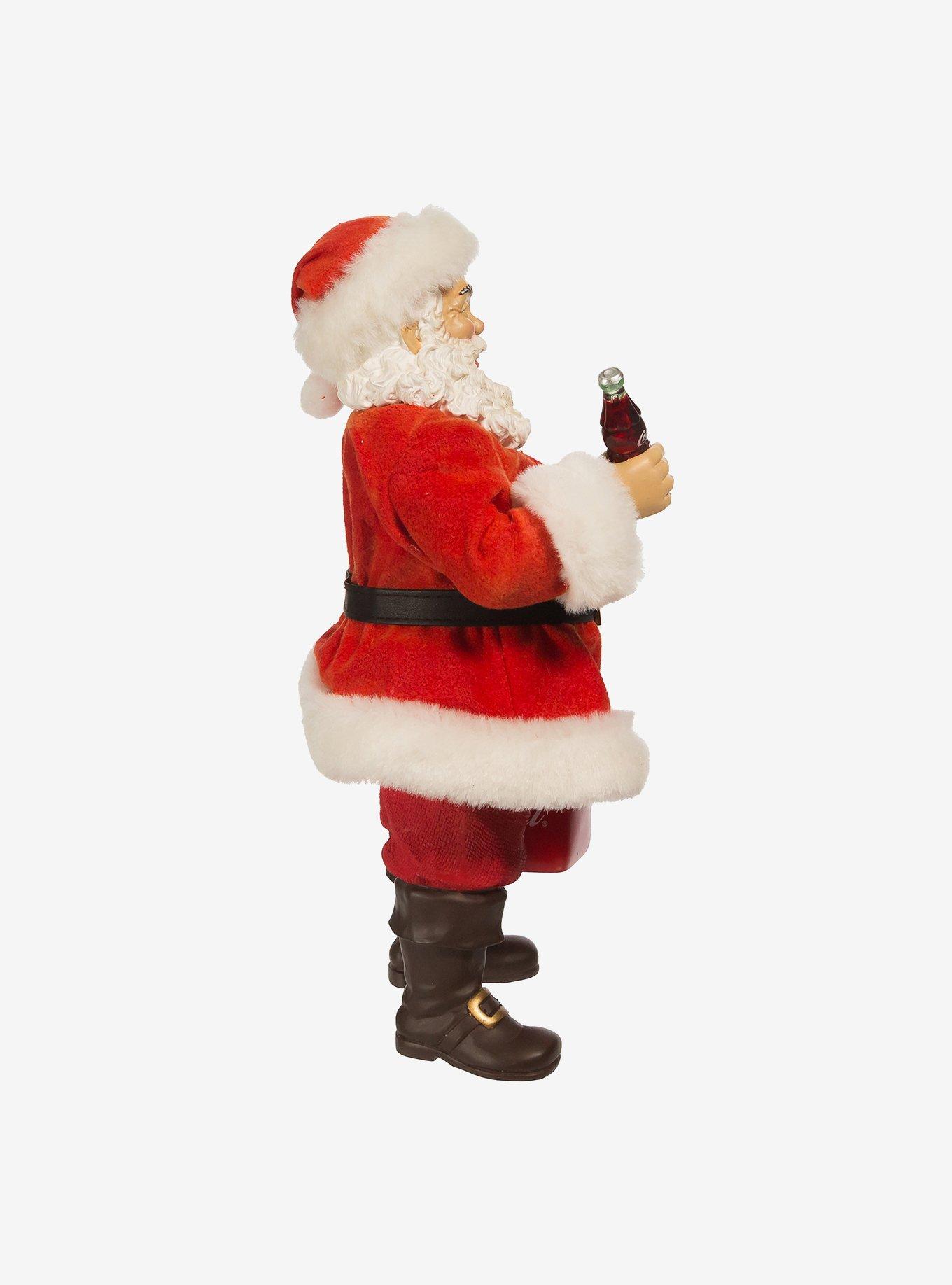 Kurt Adler Coke Santa with Cooler Figure, , alternate