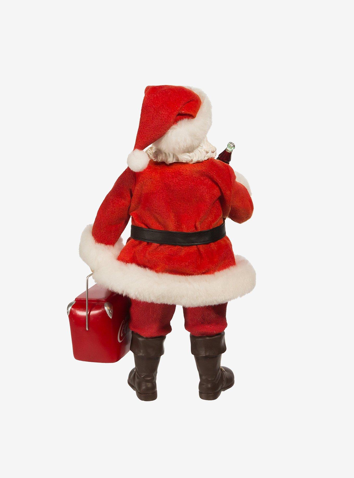 Kurt Adler Coke Santa with Cooler Figure, , alternate
