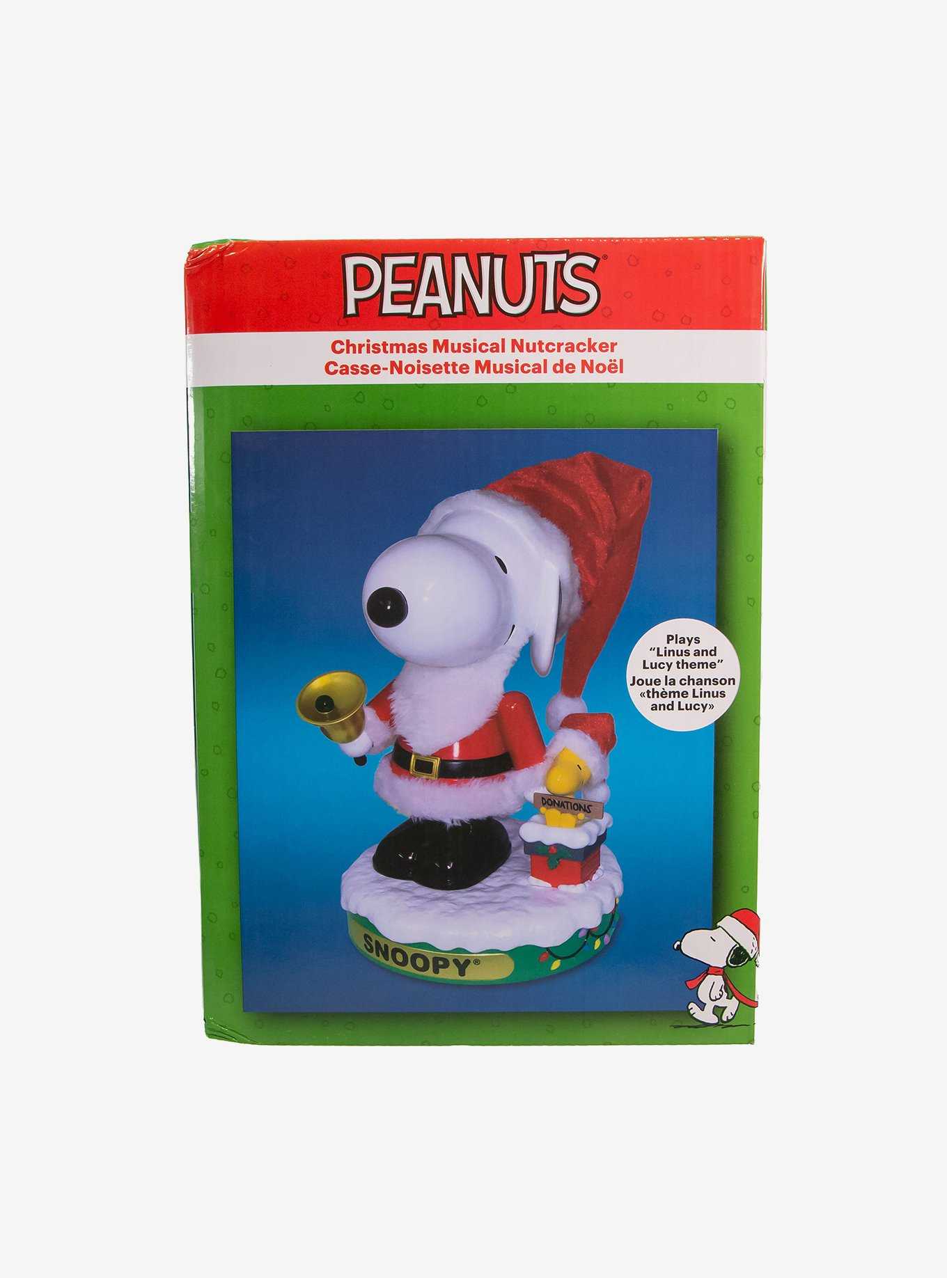 Kurt Adler Peanuts Snoopy Musical Santa Nutcracker, , hi-res