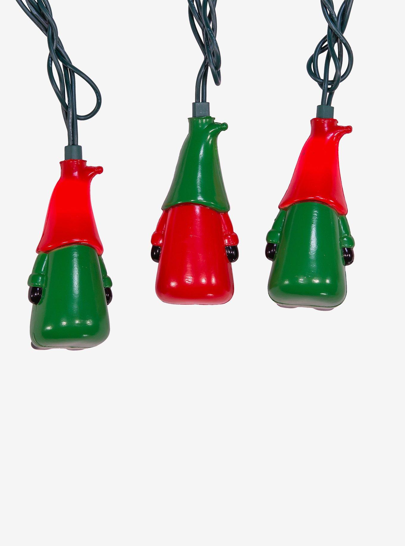Kurt Adler Red and Green Gnome String Light, , alternate