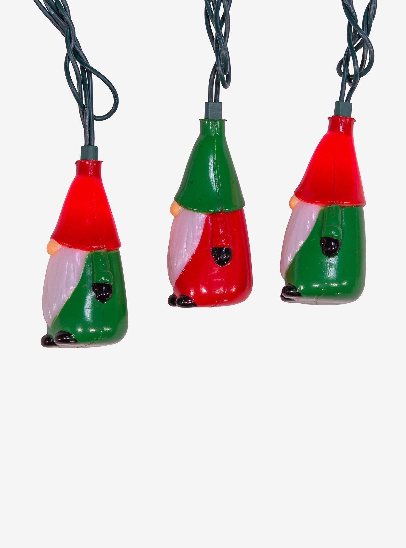 Kurt Adler Red and Green Gnome String Light