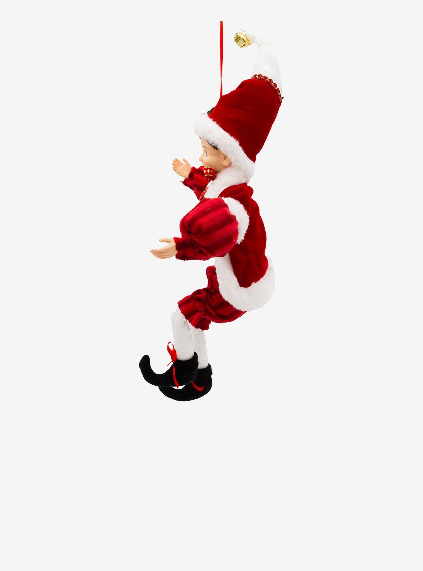 Red and White Kringle Klaus Elf Ornament, , alternate
