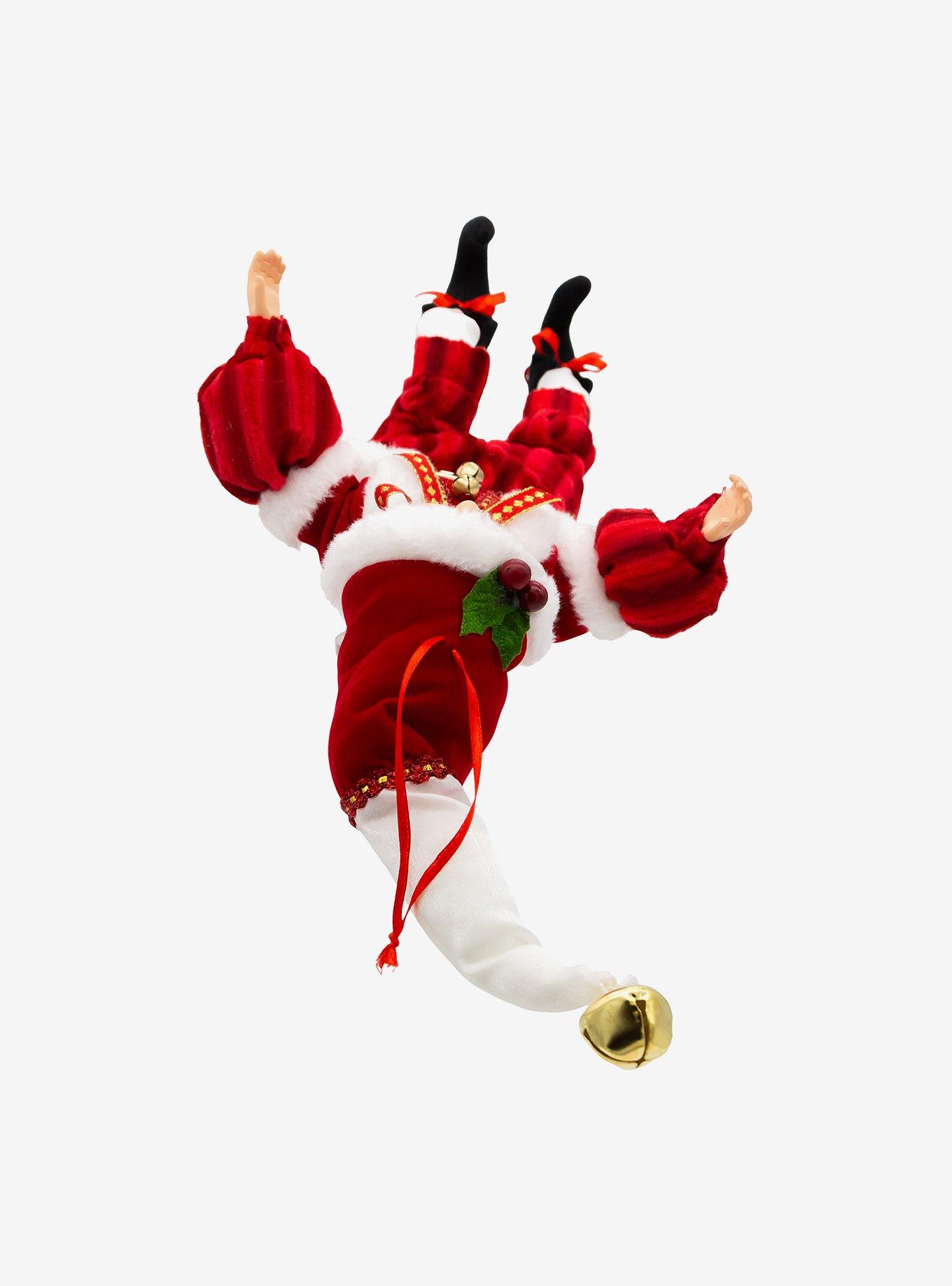 Red and White Kringle Klaus Elf Ornament, , alternate
