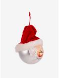 Kurt Adler Glass Painted Santa Face Ball Ornament, , alternate
