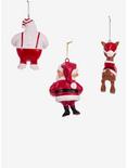 Kurt Adler Rudolph the Red-Nosed Reindeer Blow Mold Ornament Set, , alternate