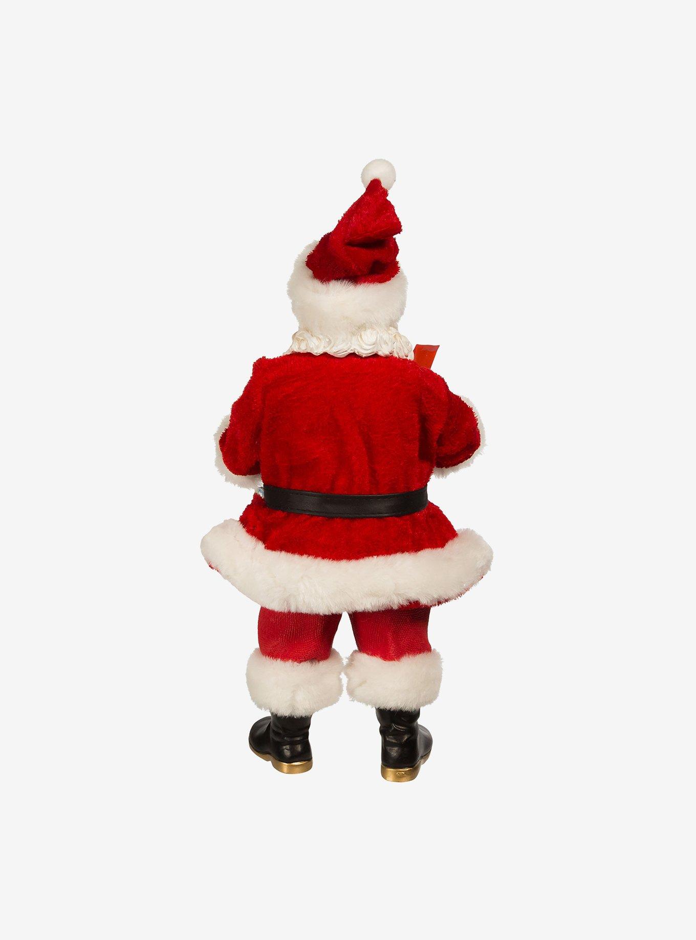 Kurt Adler Hershey Santa with Basket Figure, , alternate