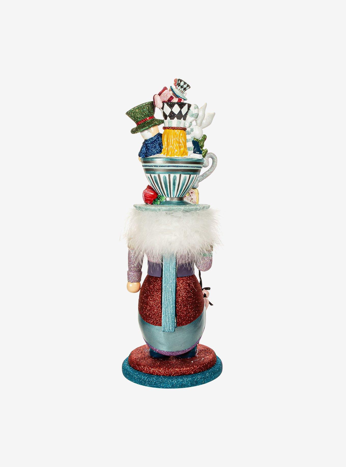 Kurt Adler Hollywood Alice Teacup Hat Nutcracker, , alternate