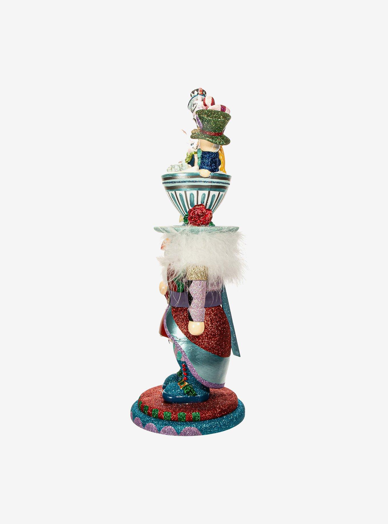 Kurt Adler Hollywood Alice Teacup Hat Nutcracker, , alternate