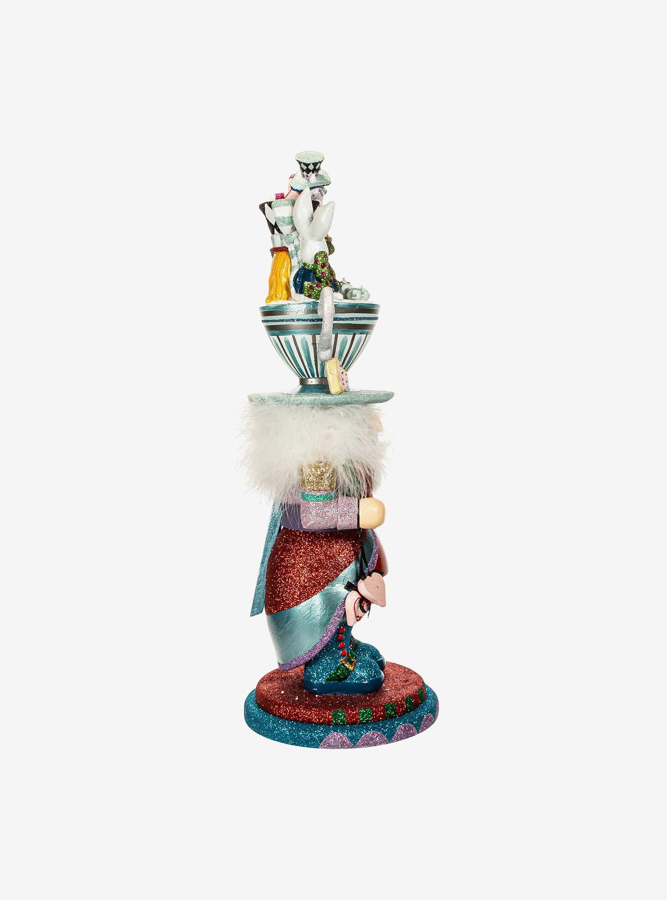 Kurt Adler Hollywood Alice Teacup Hat Nutcracker, , alternate