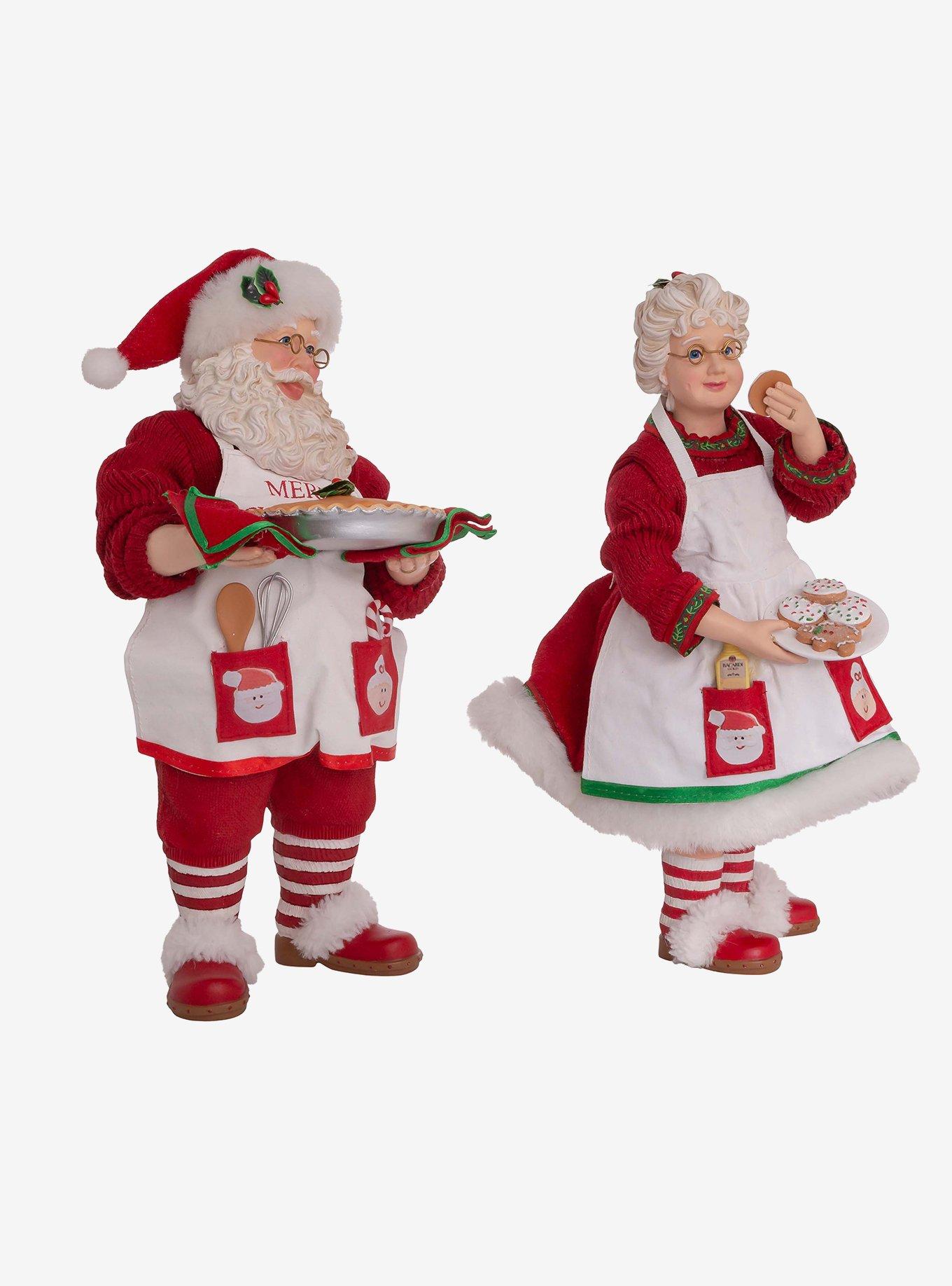 Kurt Adler Fabriche Mr. and Mrs. Santa Figure, , alternate