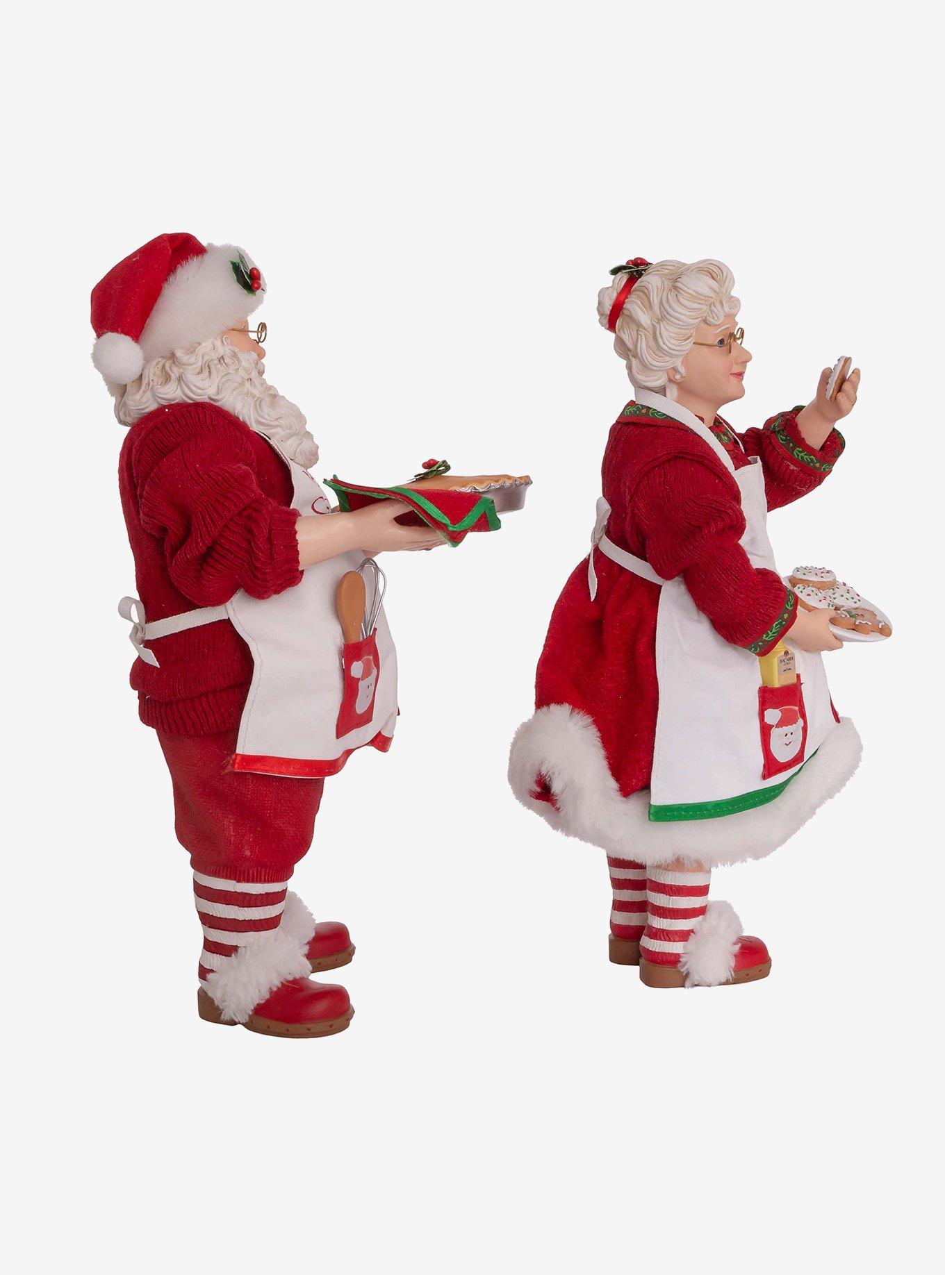 Kurt Adler Fabriche Mr. and Mrs. Santa Figure