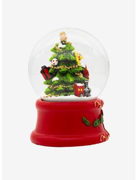 Kurt Adler Musical Christmas Tree in Holly Snow Globe, , hi-res
