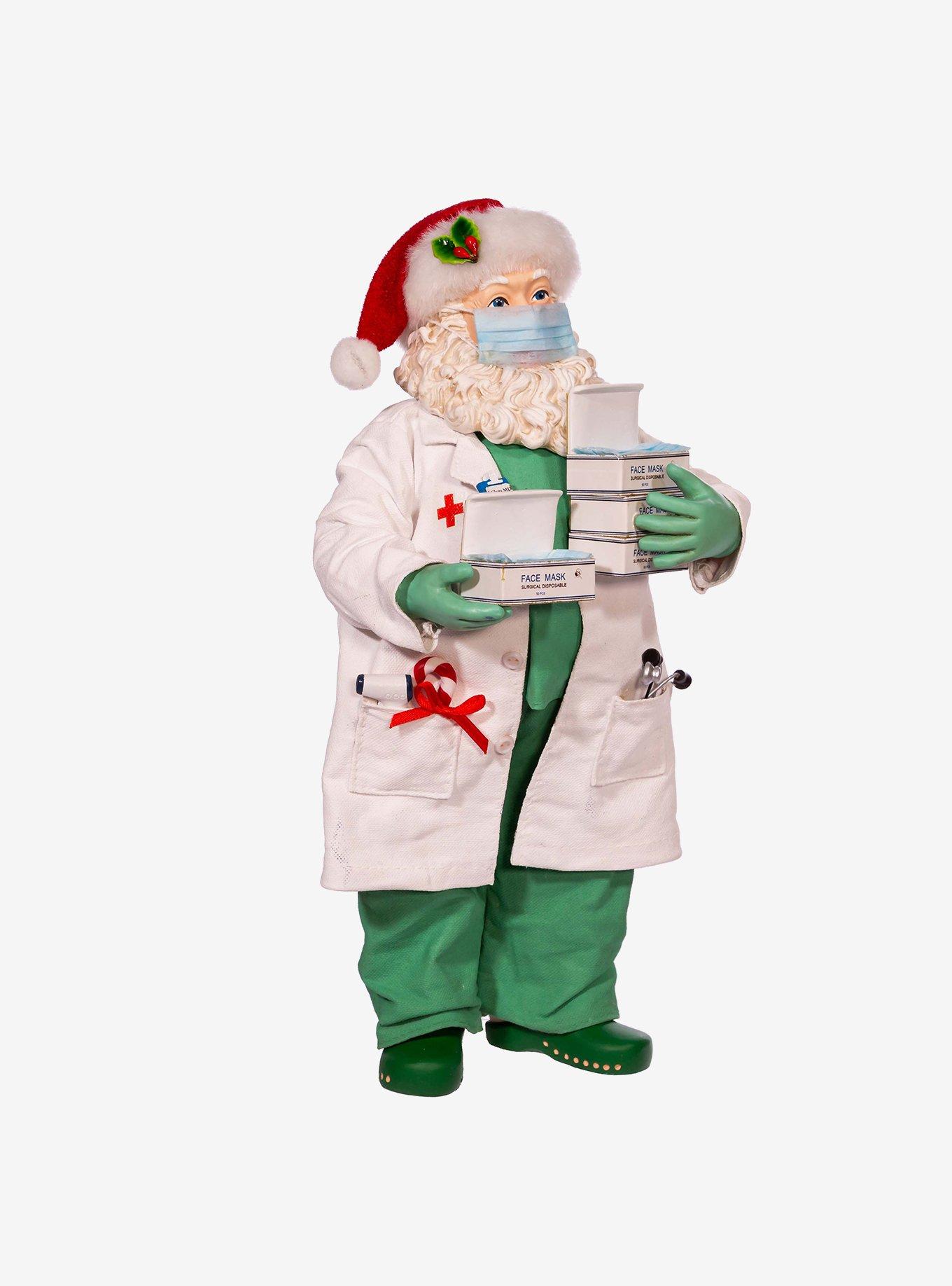 Kurt Adler Fabriche Santa Doctor Figure, , alternate