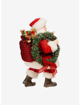 Kurt Adler Fabriche Santa with Wreath and Lantern Figure, , hi-res