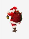 Kurt Adler Fabriche Santa with Wreath and Lantern Figure, , alternate