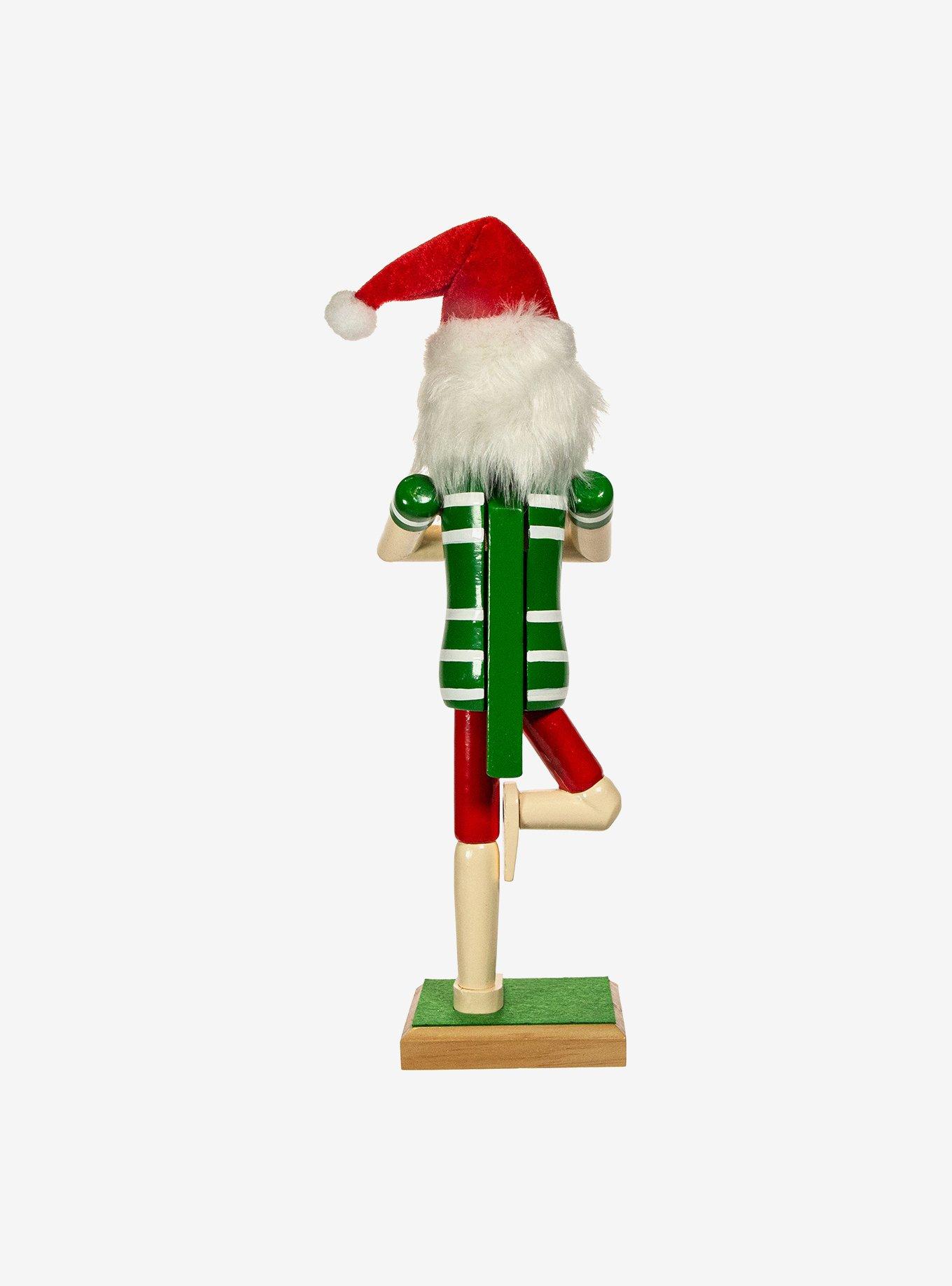 Kurt Adler Wooden Yoga Santa Nutcracker, , hi-res