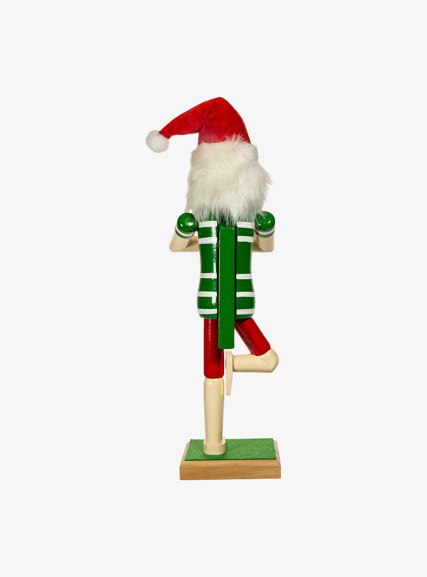Kurt Adler Wooden Yoga Santa Nutcracker, , hi-res