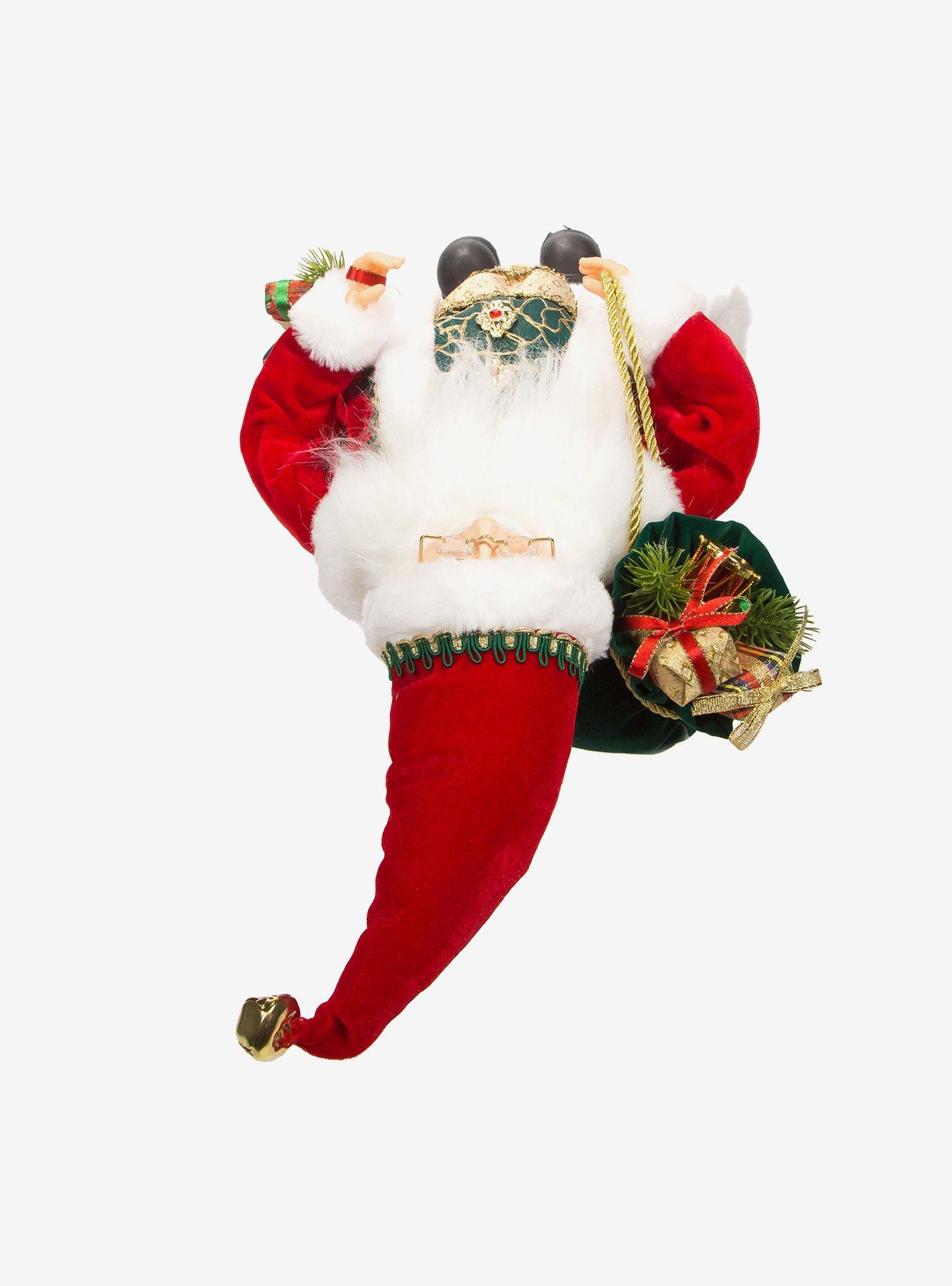 Kringle Klaus Fancy Santa with Stocking Figure, , alternate