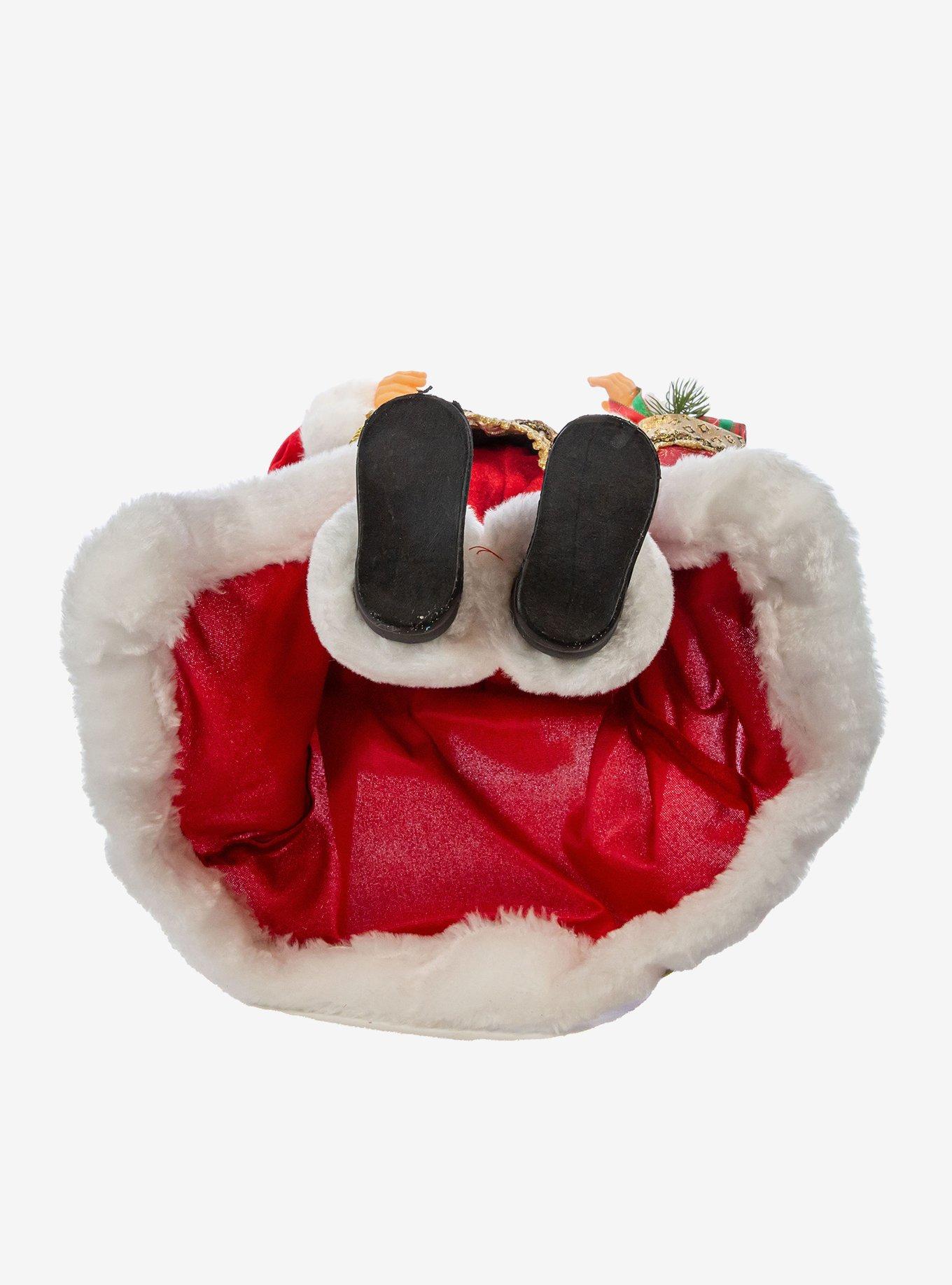 Kringle Klaus Fancy Santa with Stocking Figure, , alternate