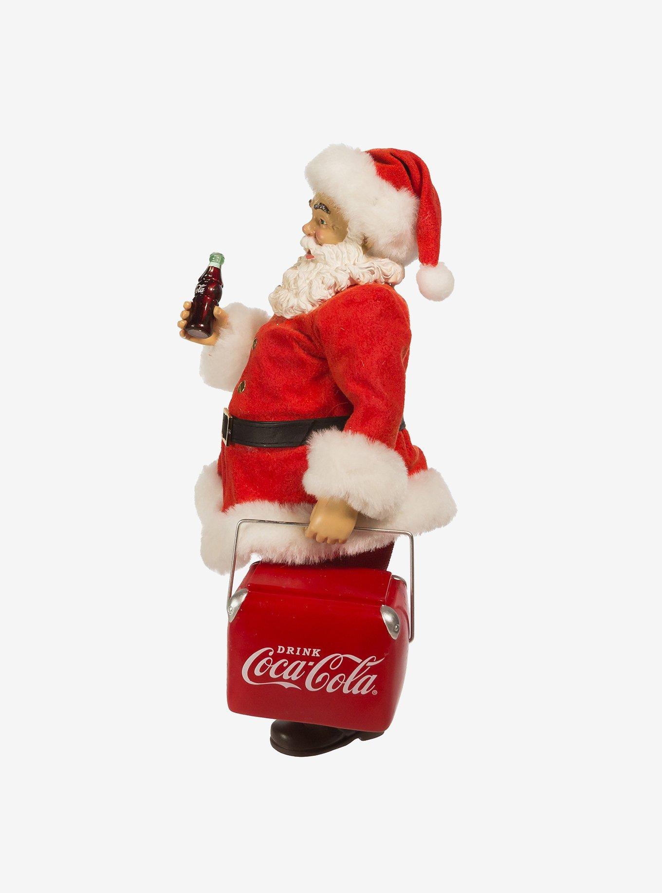 Kurt Adler Coke Santa with Cooler Figure, , alternate