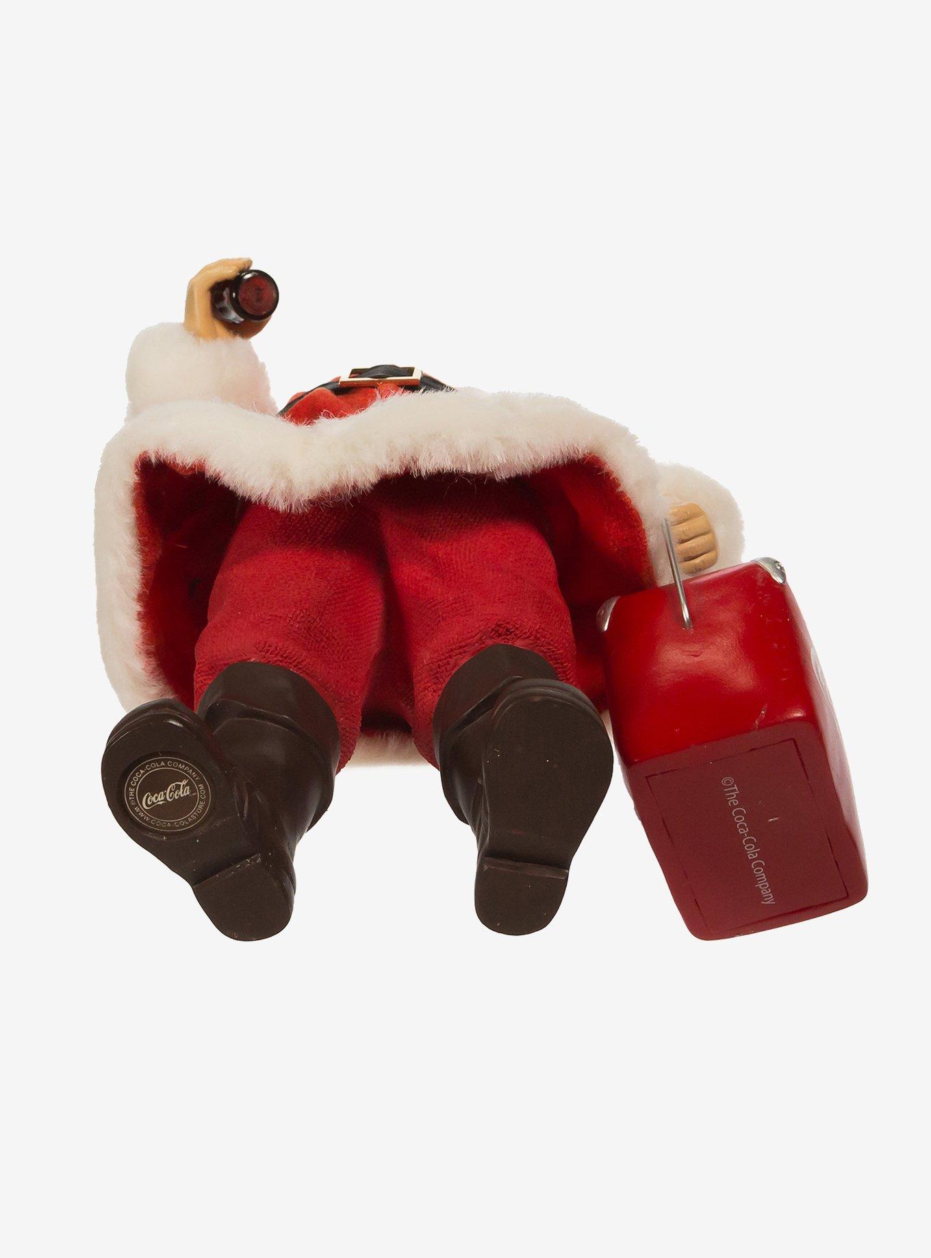 Kurt Adler Coke Santa with Cooler Figure, , alternate