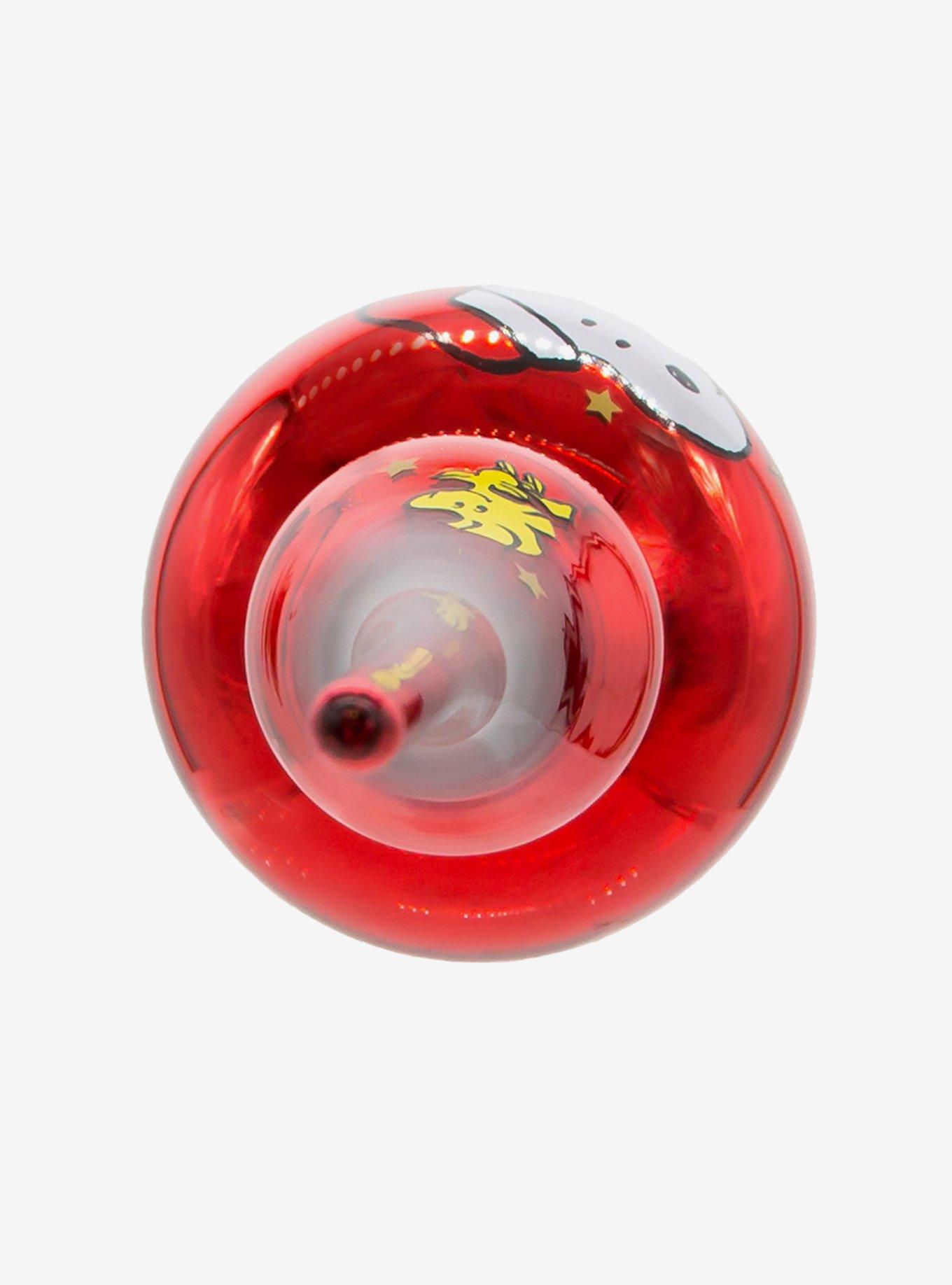 Kurt Adler Peanuts Snoopy Glass Tree Topper, , alternate