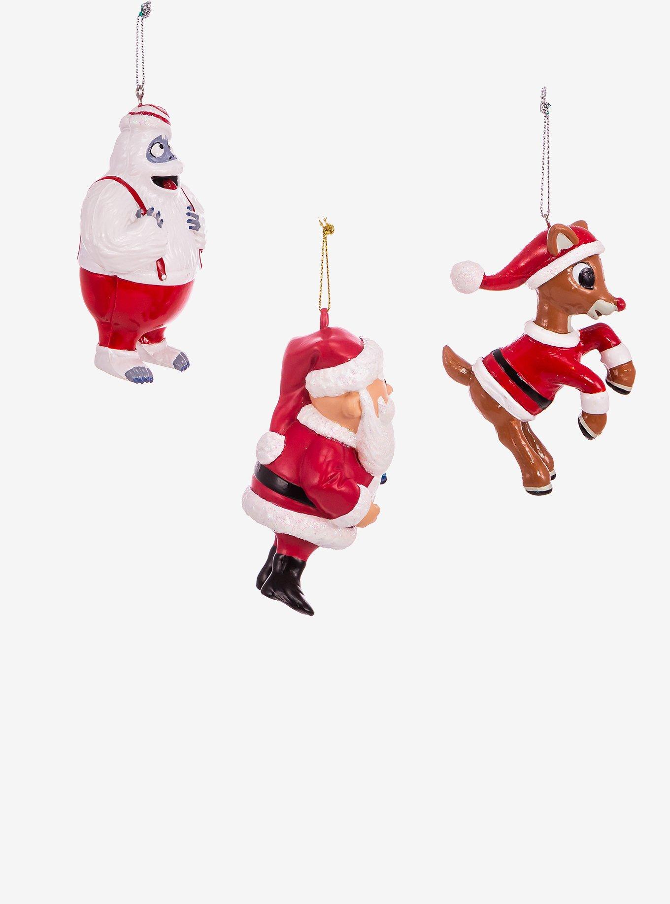 Kurt Adler Rudolph the Red-Nosed Reindeer Blow Mold Ornament Set, , alternate