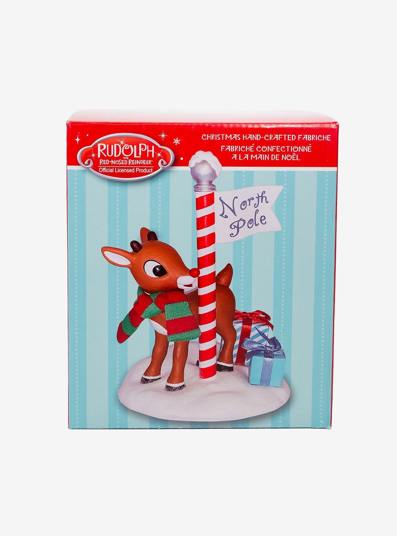 Kurt Adler Rudolph the Red-Nosed Reindeer Fabriche North Pole Figure, , hi-res