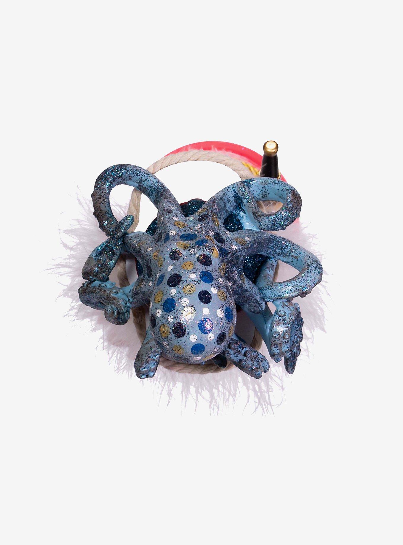 Kurt Adler Hollywood Octopus Hat Nutcracker, , alternate