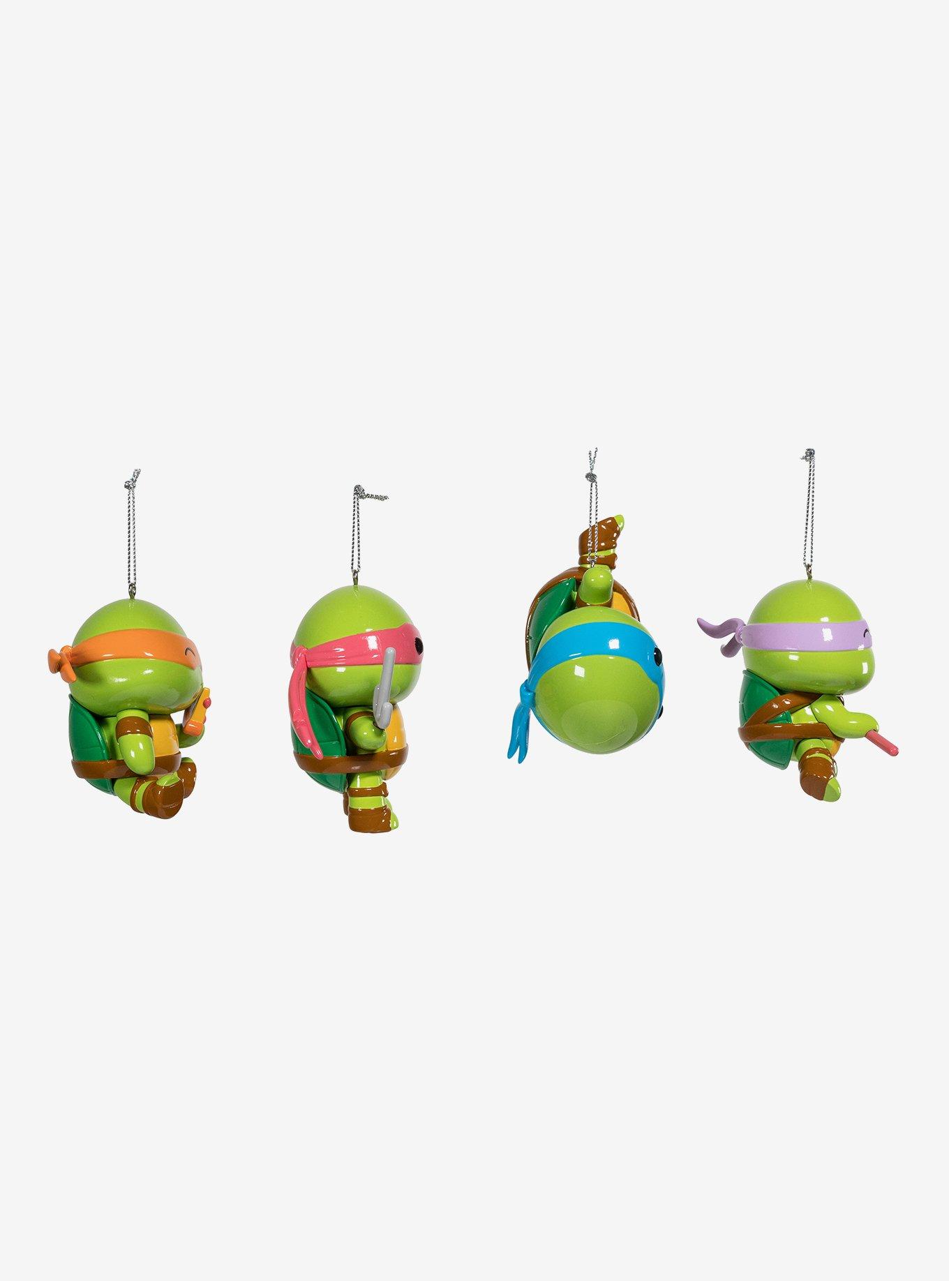 Kurt Adler Teenage Mutant Ninja Turtles Kawaii Ninja Turtle Ornaments Set, , alternate