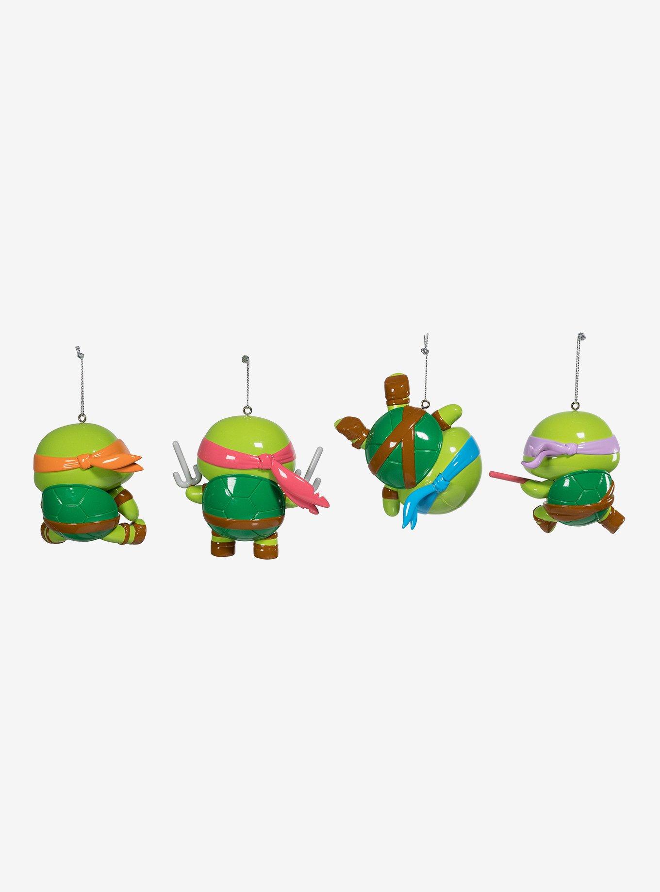 Kurt Adler Teenage Mutant Ninja Turtles Kawaii Ninja Turtle Ornaments Set, , alternate
