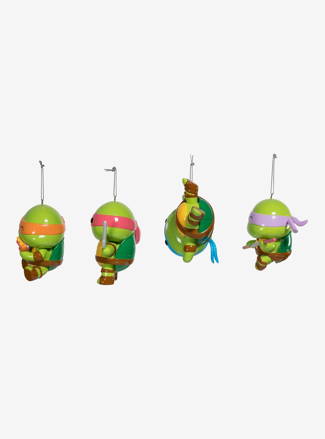 Kurt Adler Teenage Mutant Ninja Turtles Kawaii Ninja Turtle Ornaments Set, , alternate