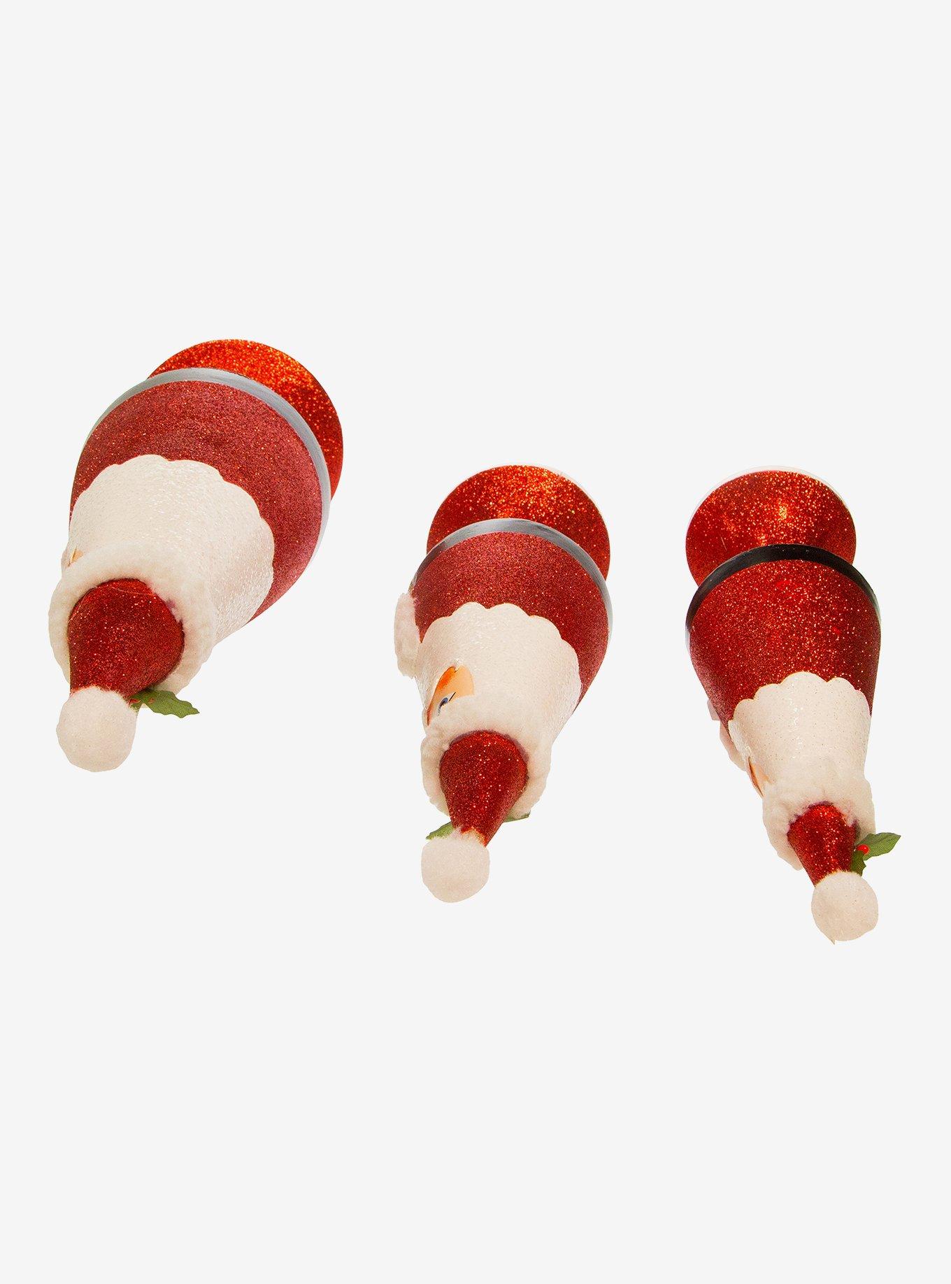 Wooden Santa Tree Table Pieces Decor, , alternate