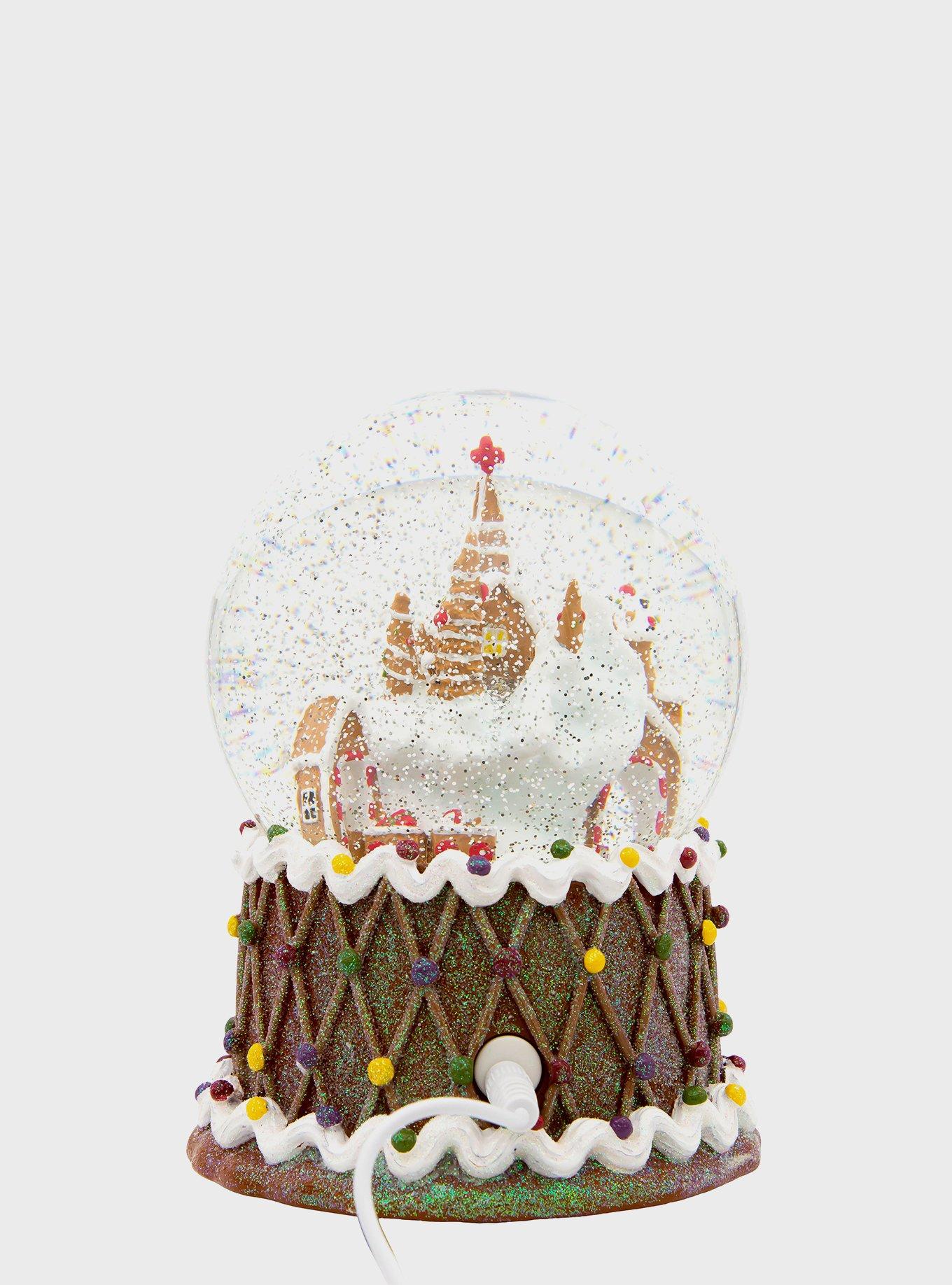 Kurt Adler Musical Gingerbread Snow Globe, , alternate