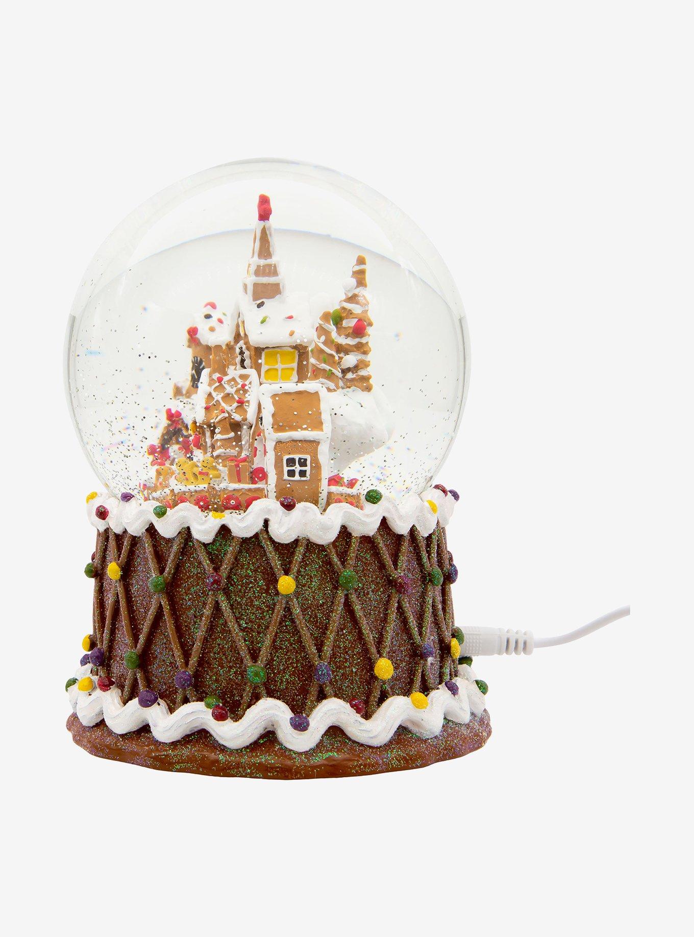 Kurt Adler Musical Gingerbread Snow Globe, , alternate