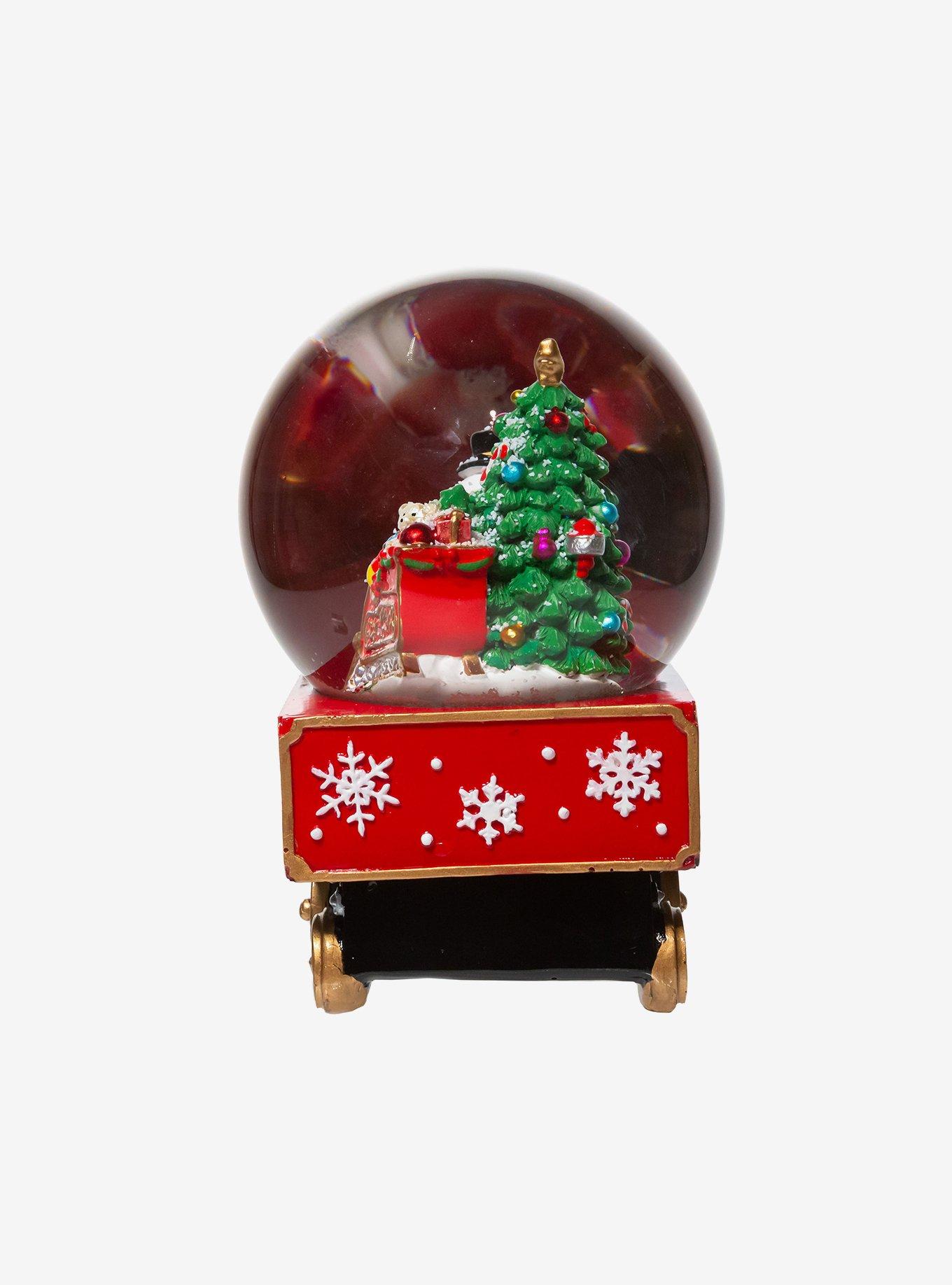 Kurt Adler Musical Santa Driving Train Snow Globe, , alternate