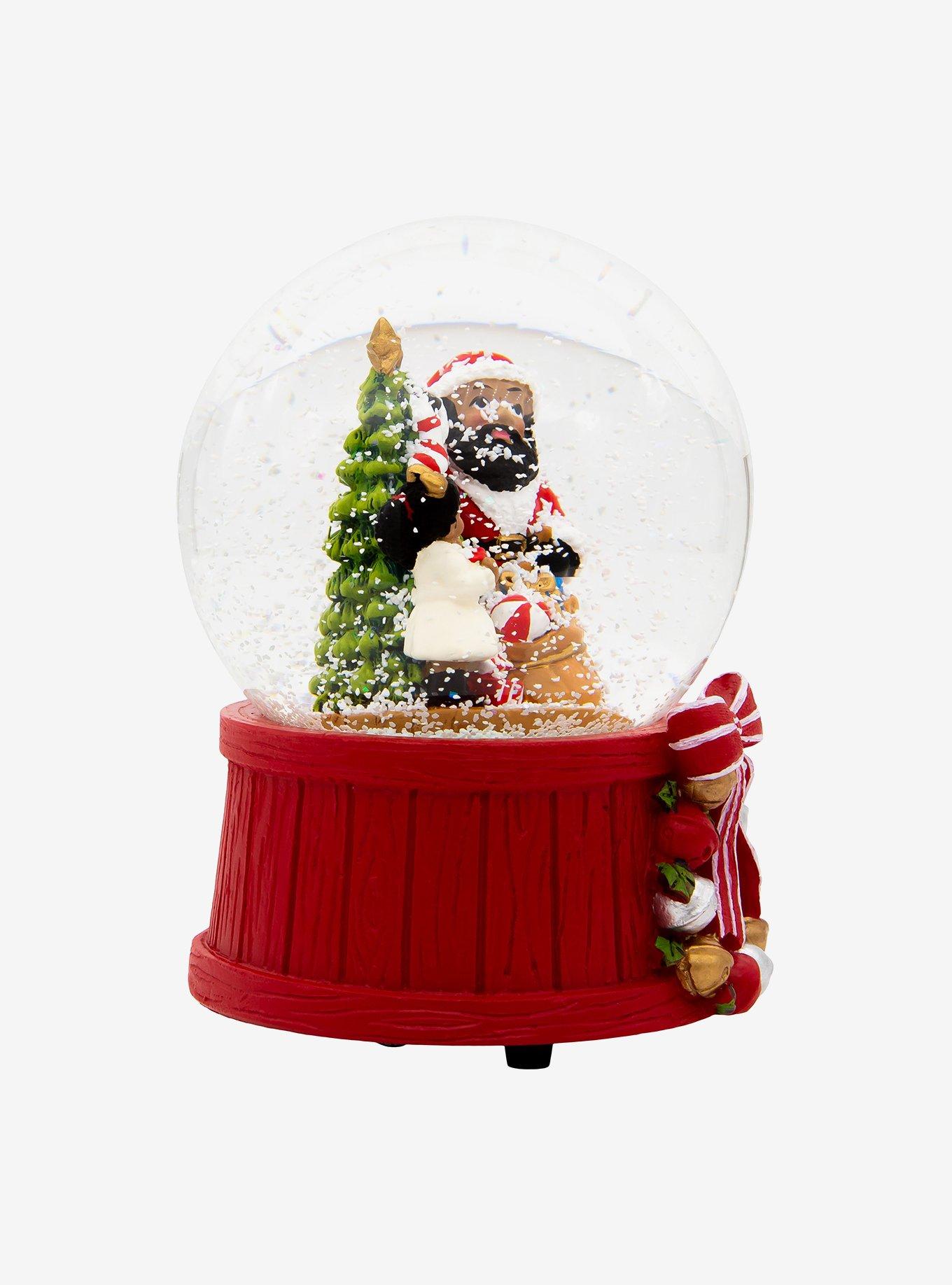 Kurt Adler Musical Santa Snow Globe, , alternate